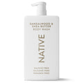 Body Wash, Sandalwood &amp; Shea Butter, Sulfate Free, Naturally Derived Ingredients, 24hr Freshness, for Women &amp; Men, 36 fl oz