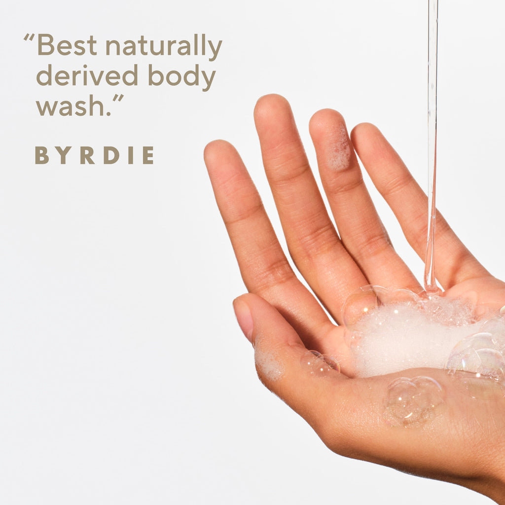 Body Wash, Sandalwood &amp; Shea Butter, Sulfate Free, Naturally Derived Ingredients, 24hr Freshness, for Women &amp; Men, 36 fl oz