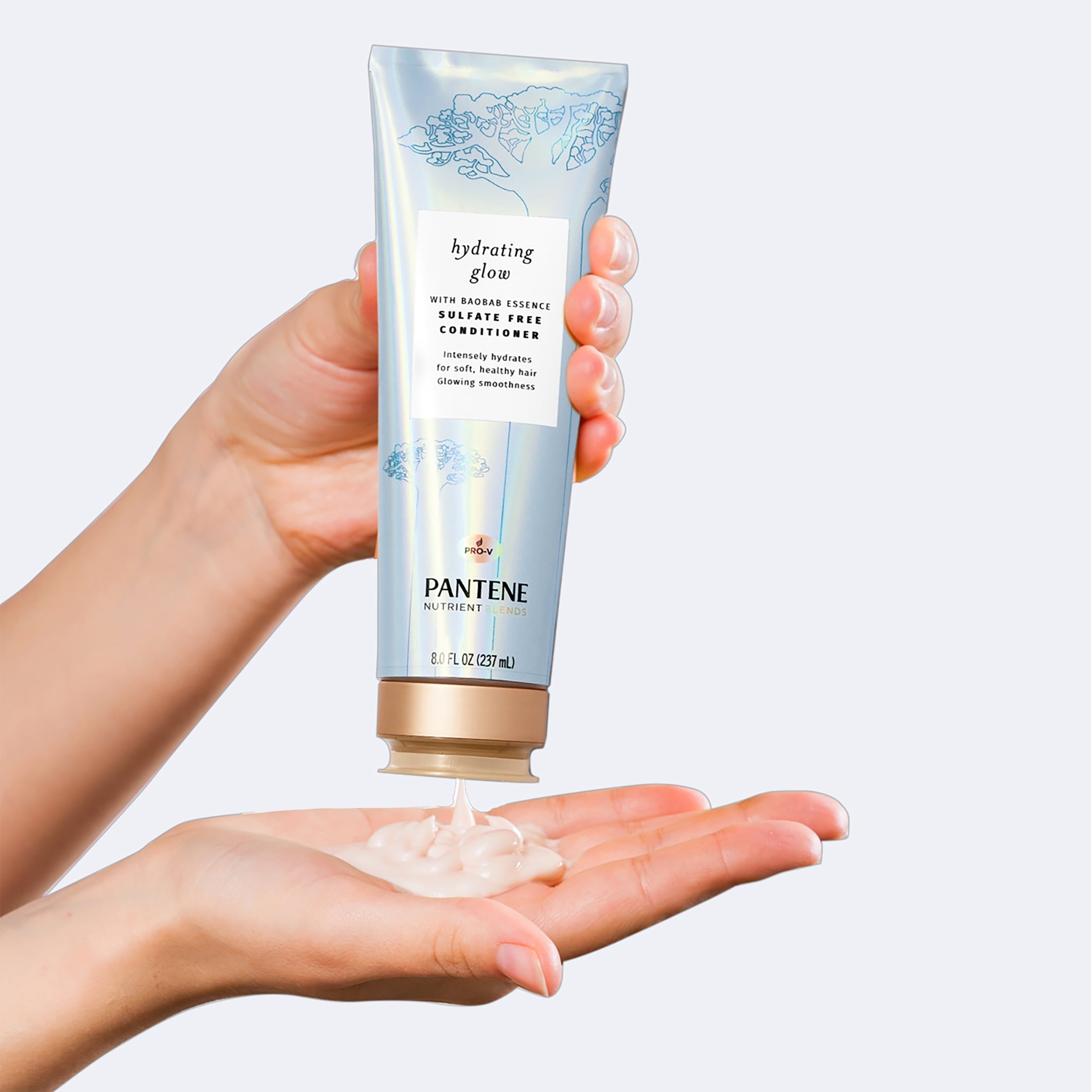 Shampoo and Conditioner Hydrating Glow, Sulfate-free with Baobab Essence, 9.6 fl oz+ 8 fl oz