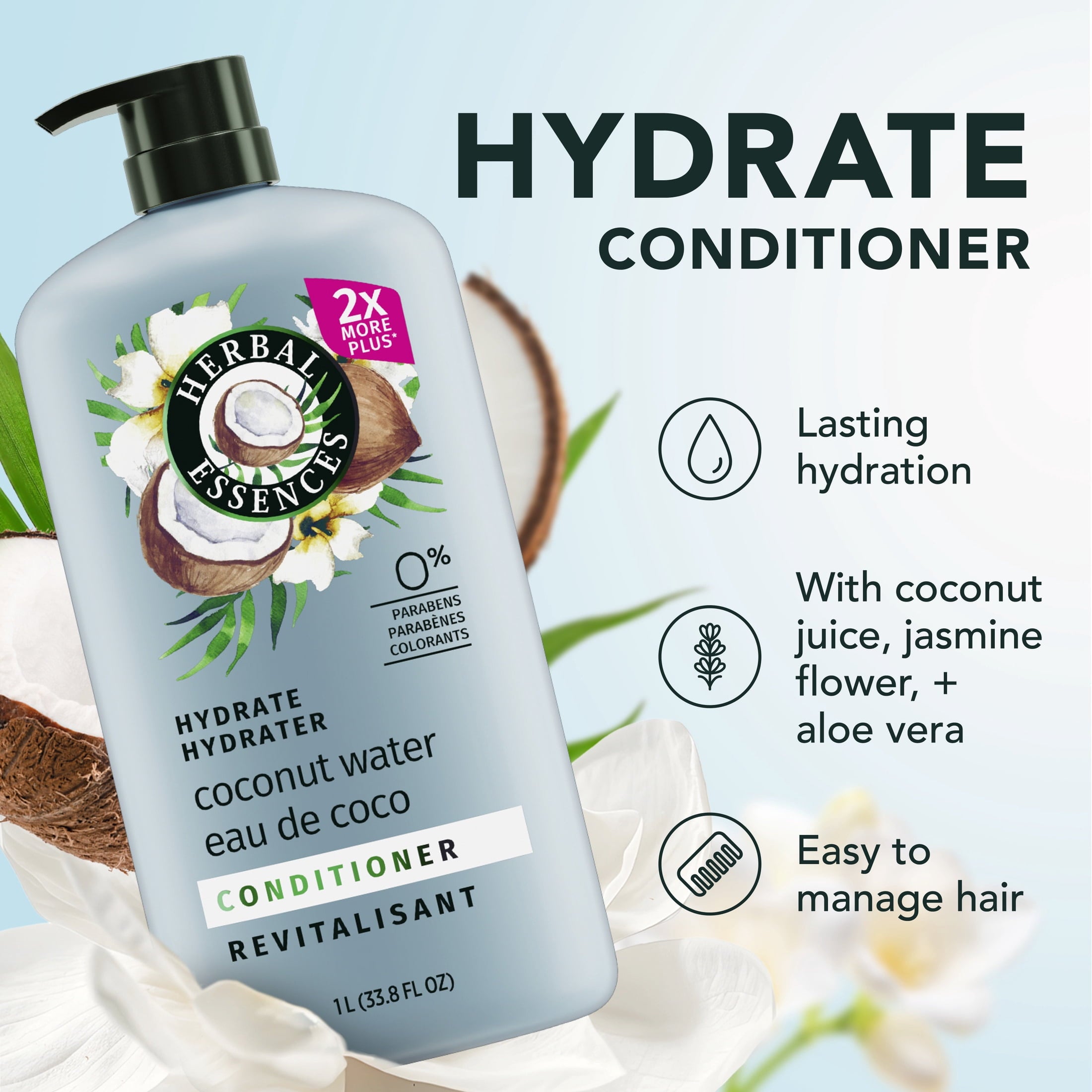 Classics Coconut Water and Jasmine Conditioner 33.8 fl oz