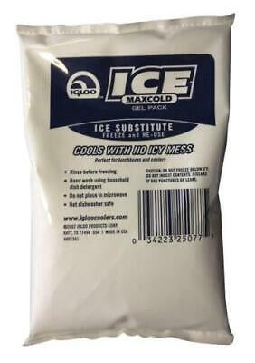 6 Pack Igloo MaxCold Ice Gel Pack 8 oz. Blue