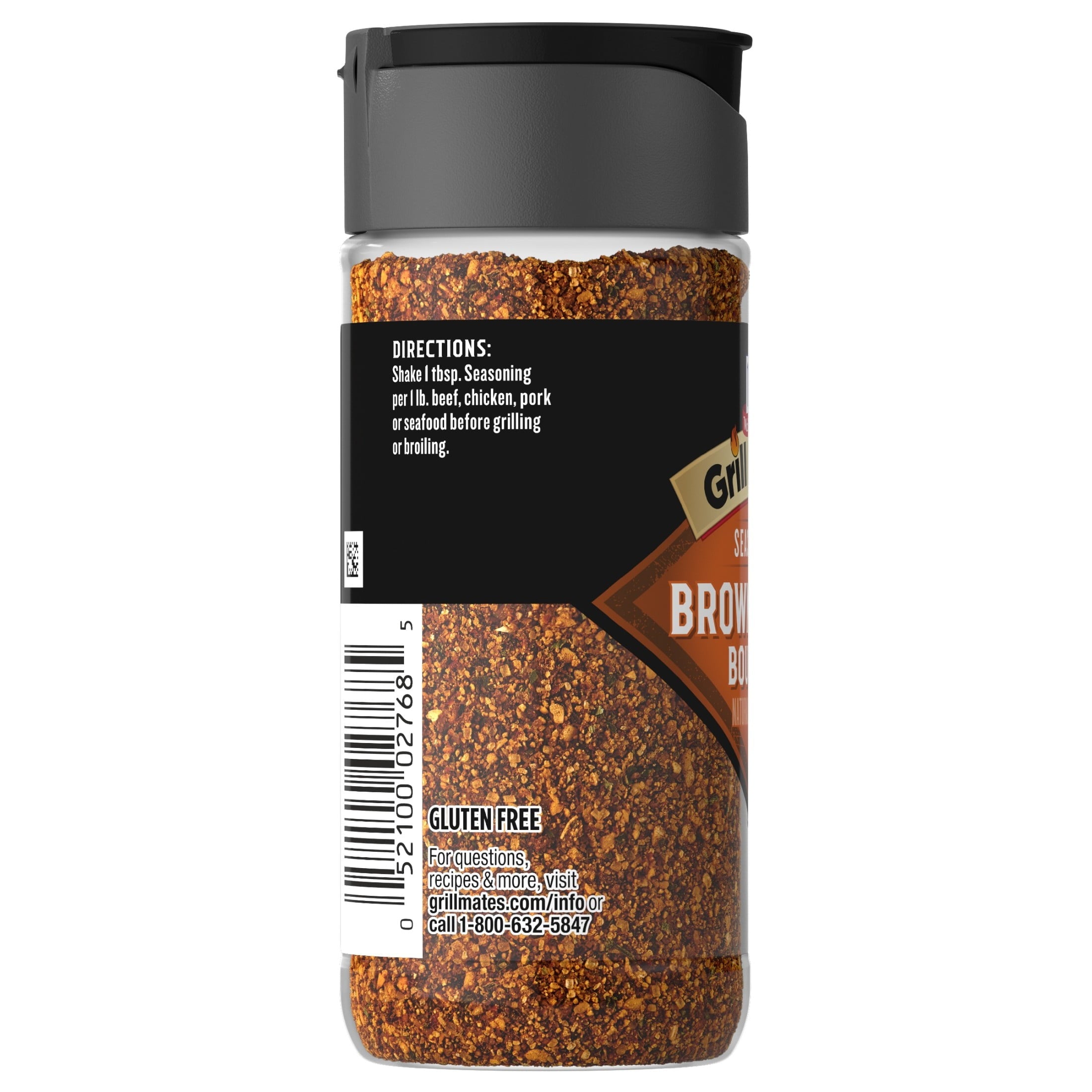 Gluten Free Brown Sugar Bourbon Seasoning, 3.0 oz Bottle