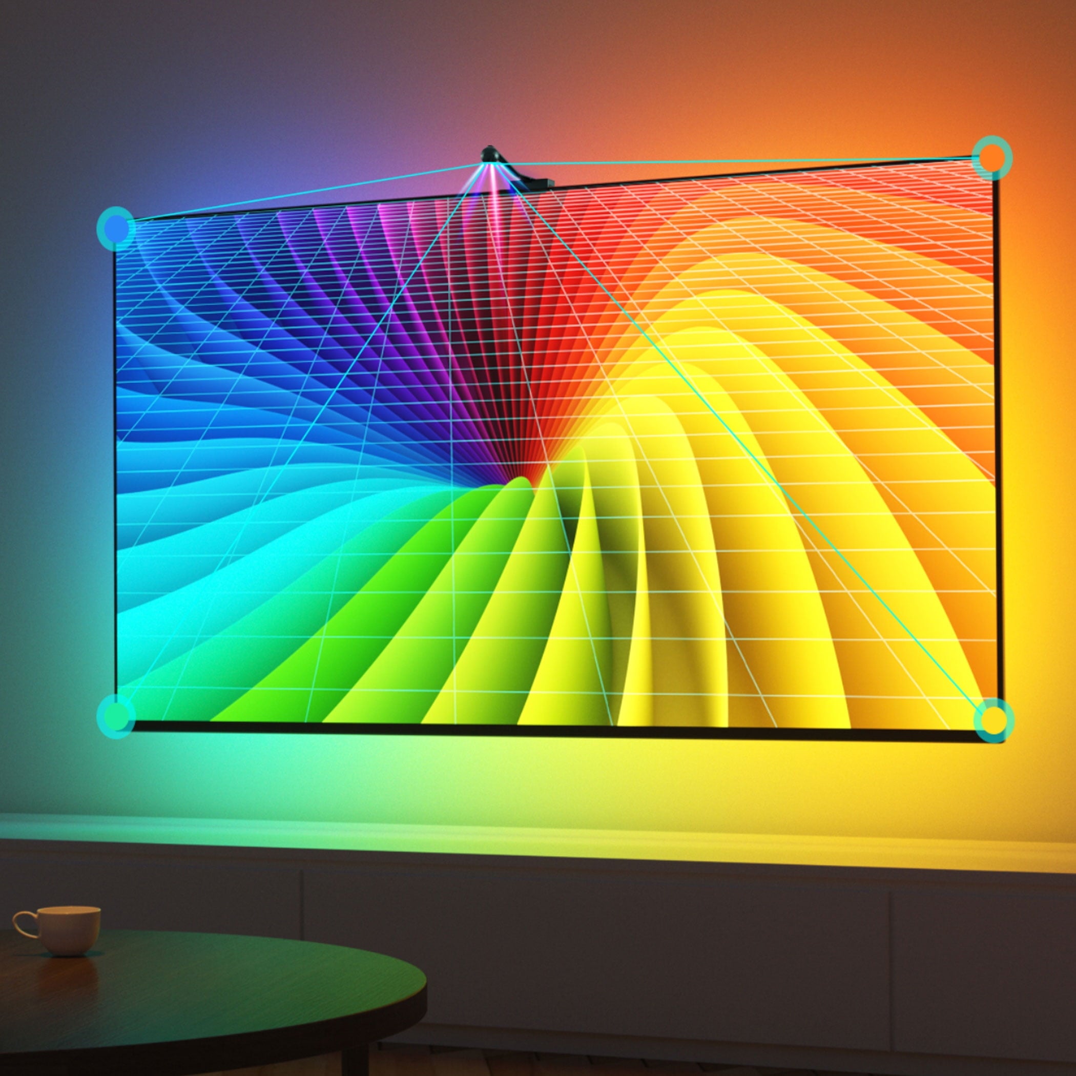 Netflix DreamView T3S Smart TV Backlight (11.8ft) for 55-65 inch TVs, Voice Control, Smart Camera