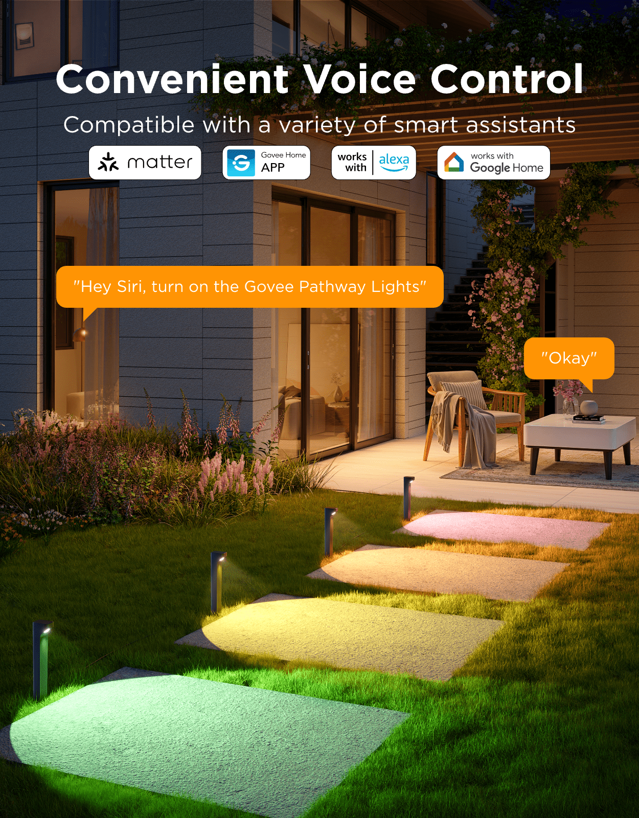 Outdoor Pathway Lights 2 Lite，8pack