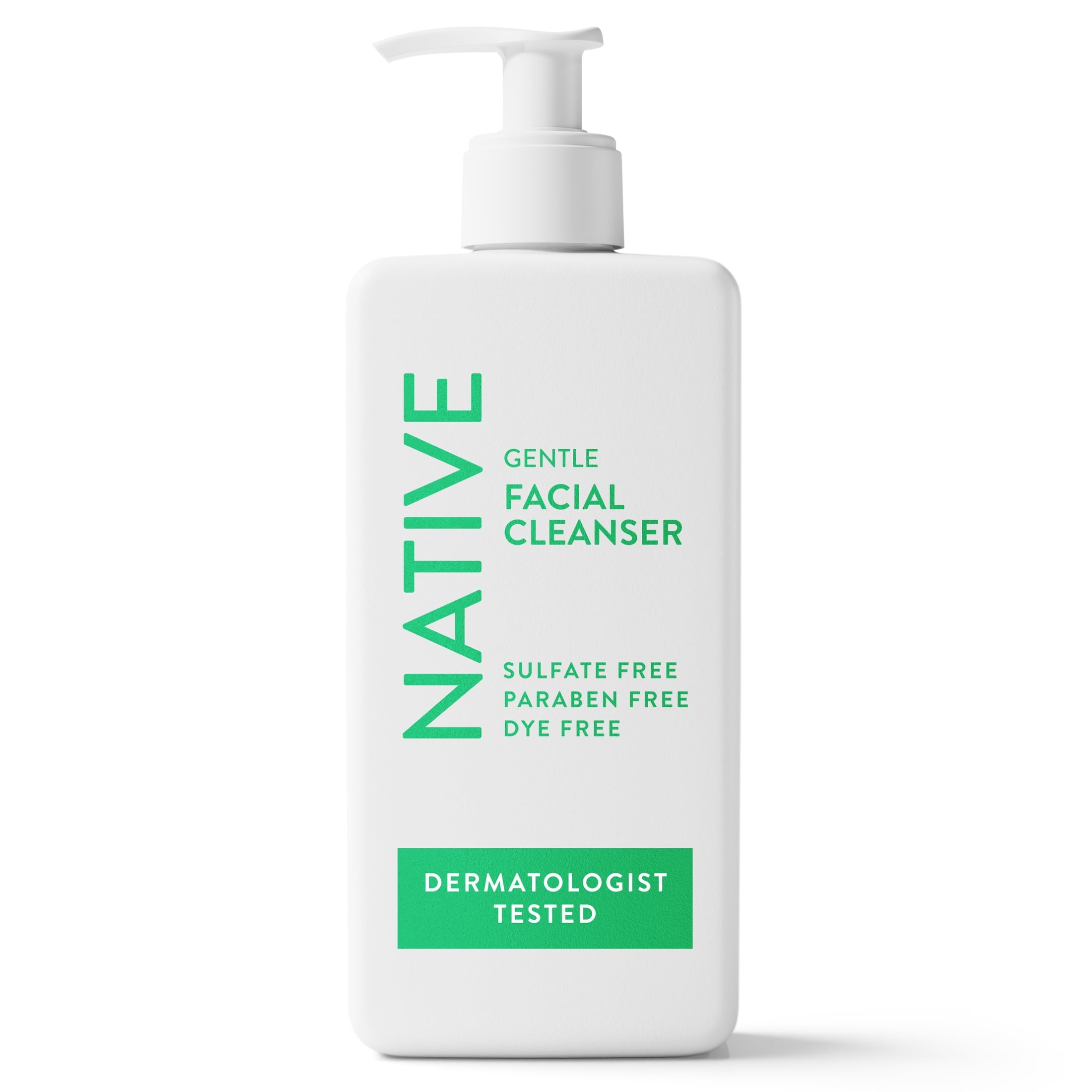 Gentle Face Wash for Sensitive Skin, Fragrance Free, Sulfate Free, with Vitamin B3 and Aloe, Dermatologist Tested, 12.5fl oz