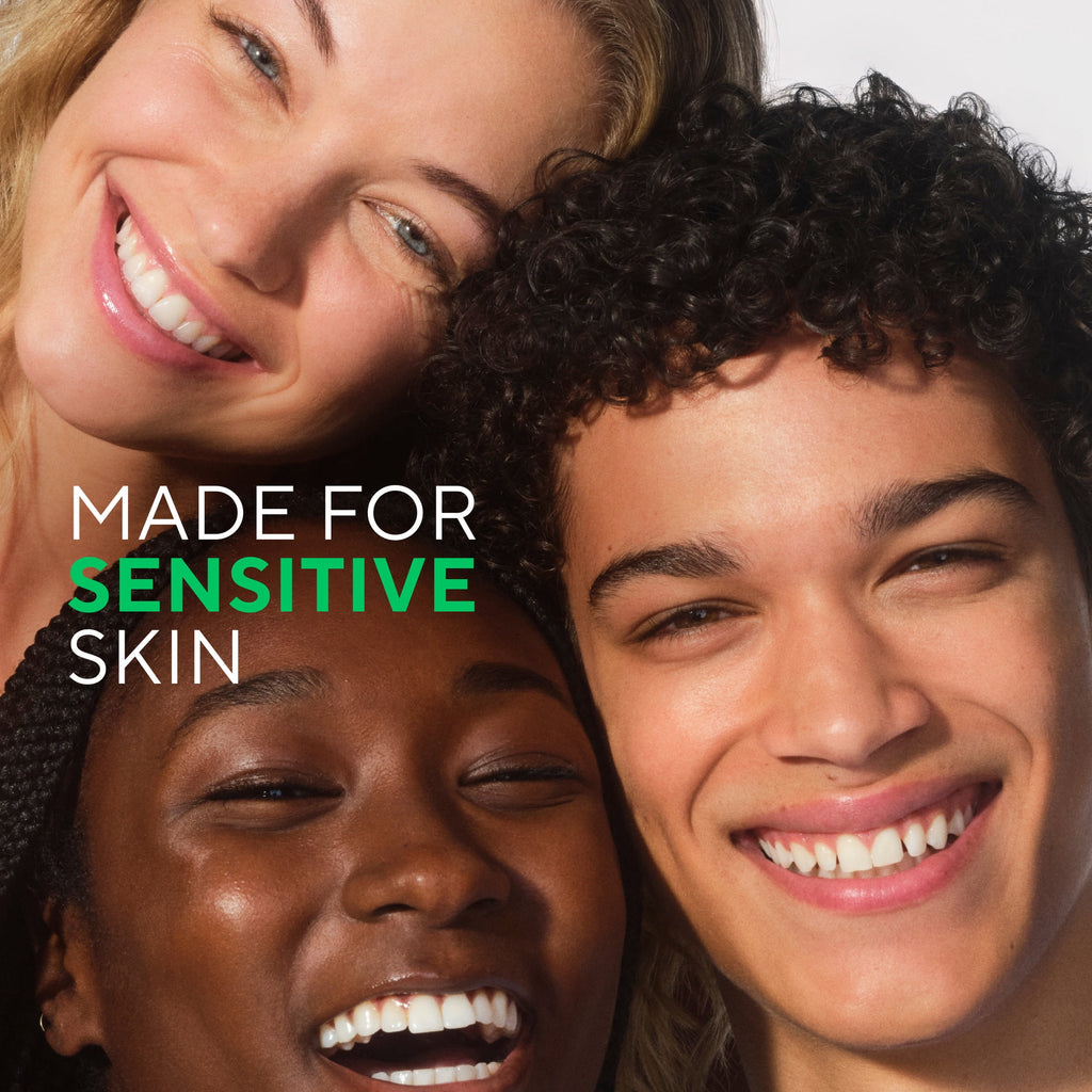 Gentle Face Wash for Sensitive Skin, Fragrance Free, Sulfate Free, with Vitamin B3 and Aloe, Dermatologist Tested, 12.5fl oz