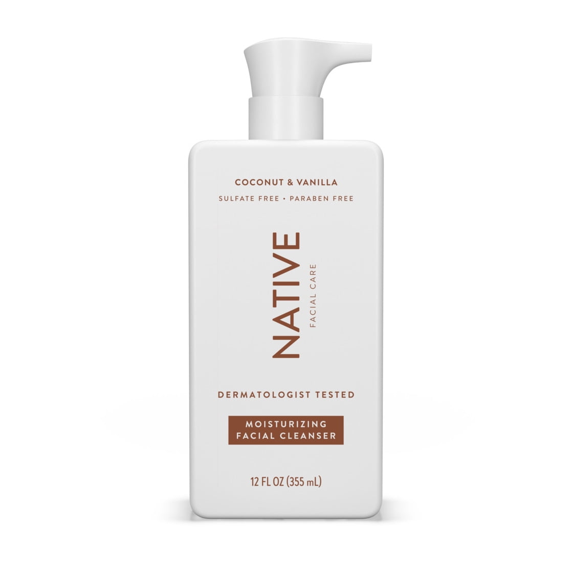 Moisturizing Facial Cleanser, Coconut &amp; Vanilla, Sulfate Free, for All Skin Types, 12 fl oz
