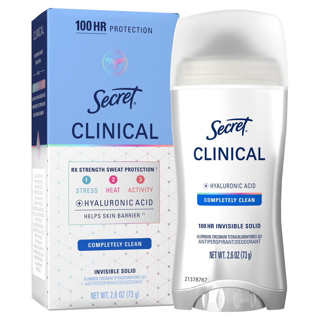 Clinical Antiperspirant Deodorant, Invisible Solid, Stress Response, 1.6 oz