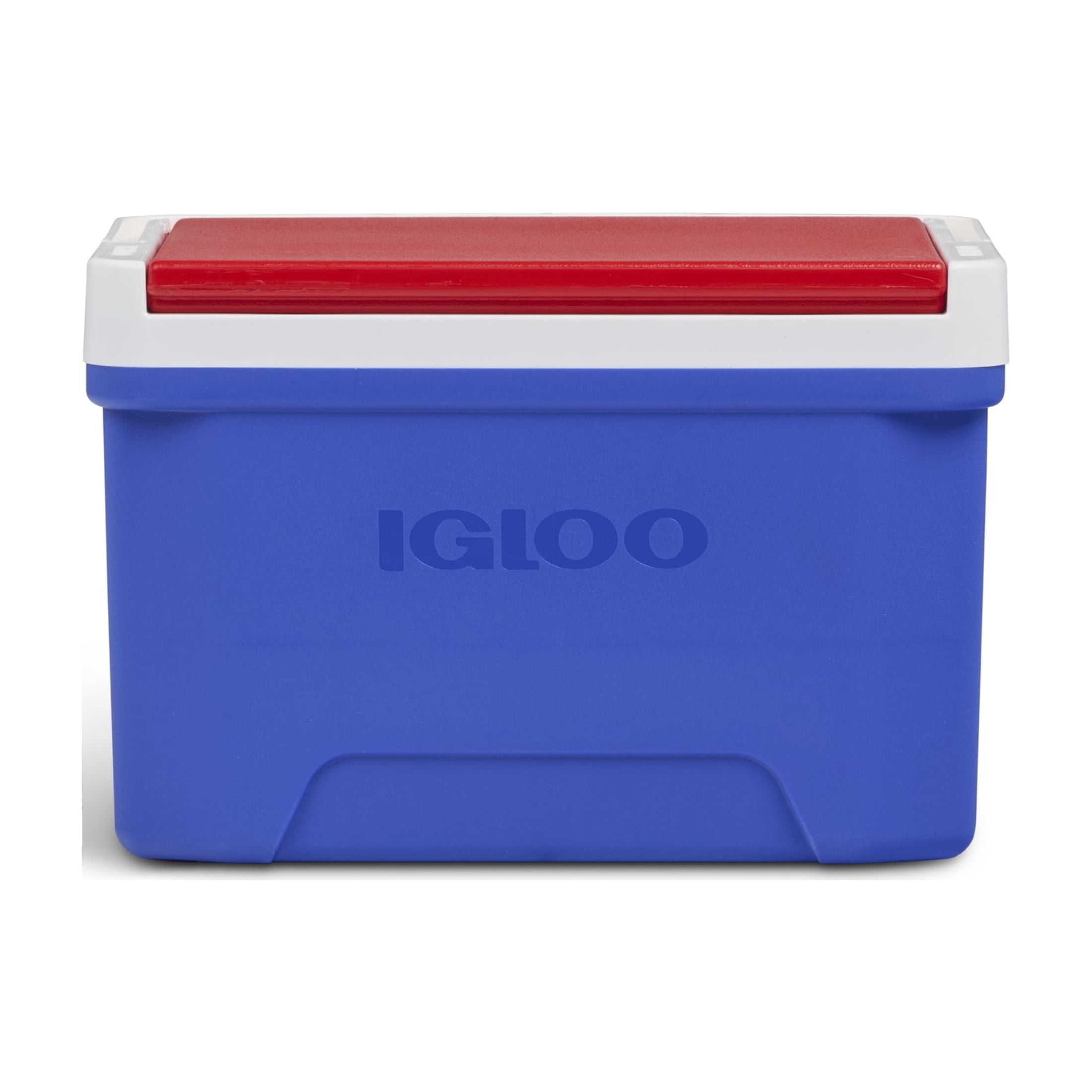 9 QT Laguna Ice Chest Cooler, Blue Red and White