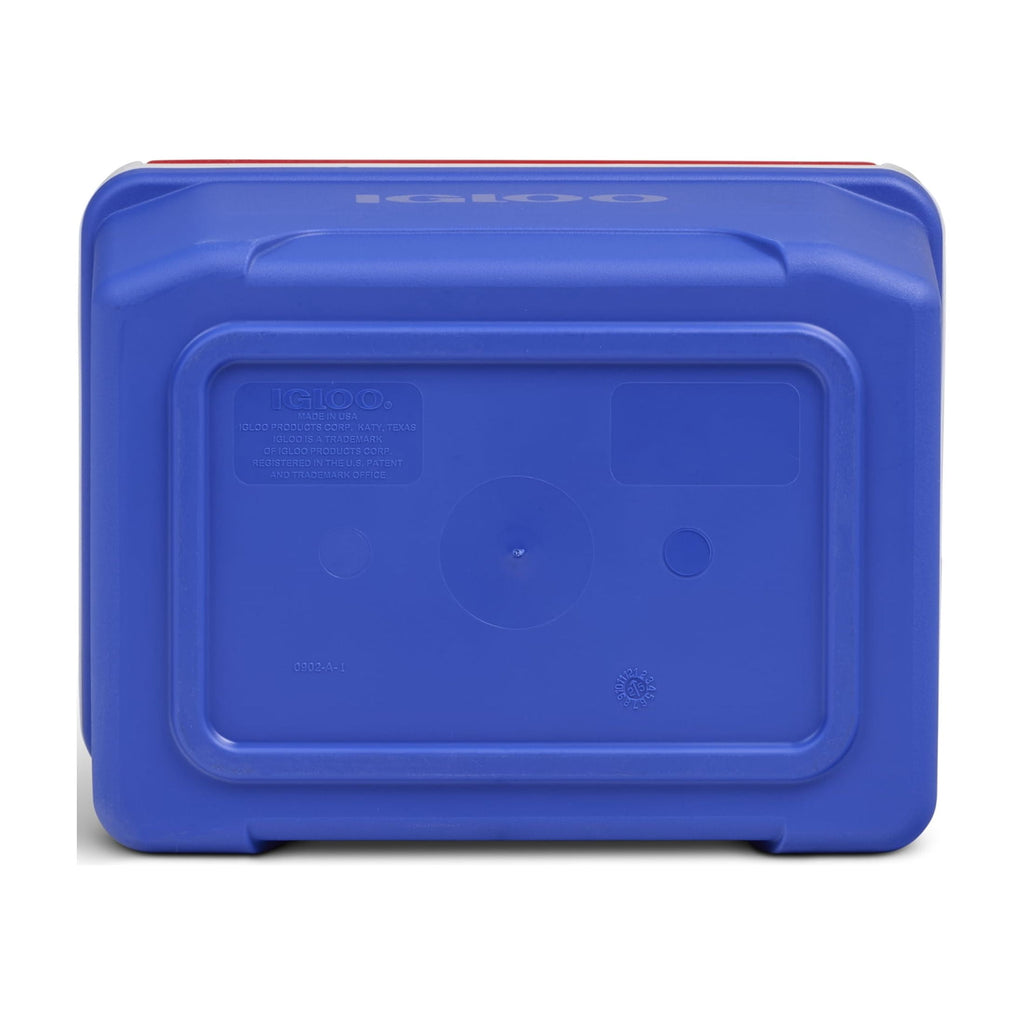 9 QT Laguna Ice Chest Cooler, Blue Red and White