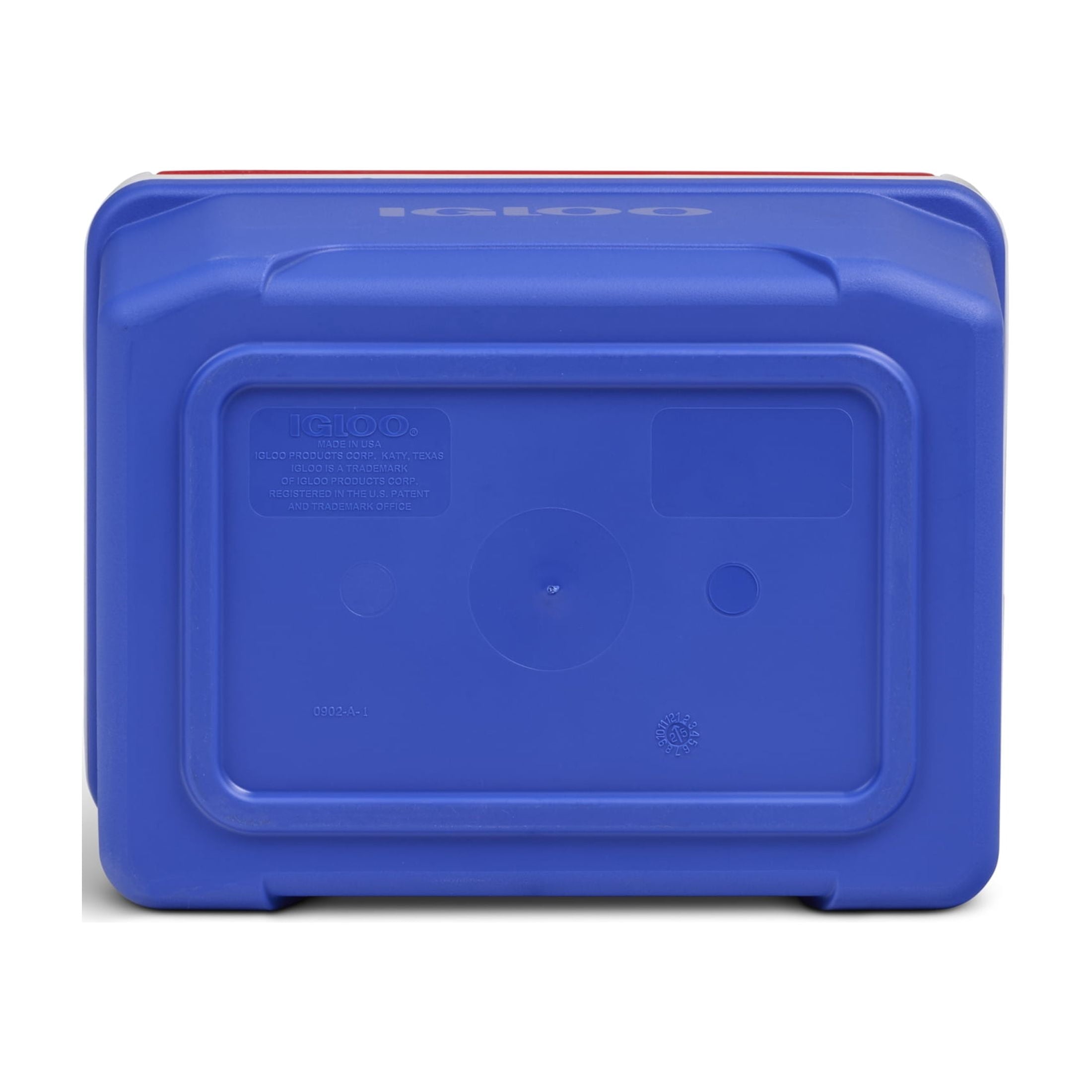 9 QT Laguna Ice Chest Cooler, Blue Red and White