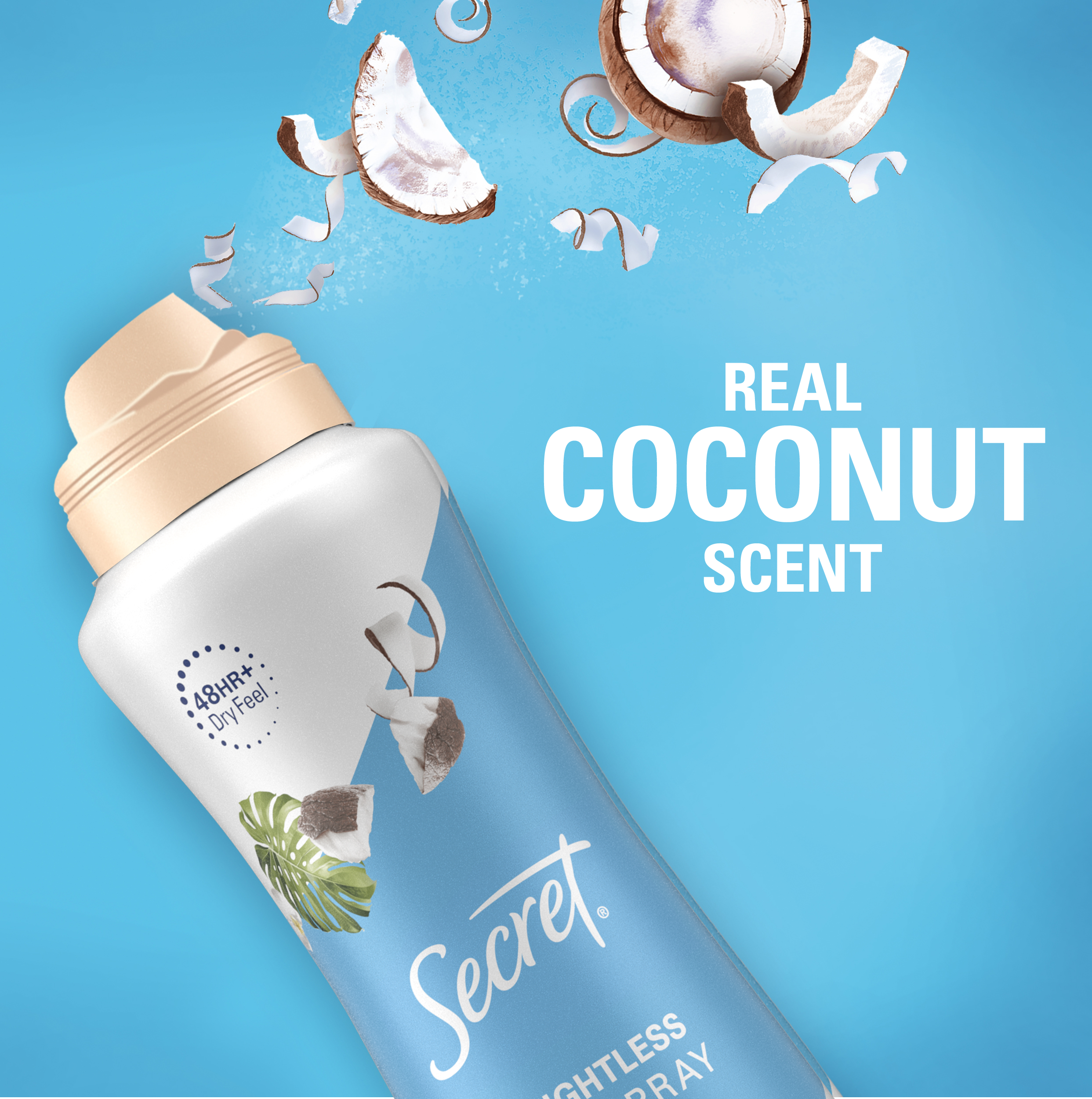 Dry Spray Women's Antiperspirant Deodorant, Nurturing Coconut and Argan Oil, 4.1 oz