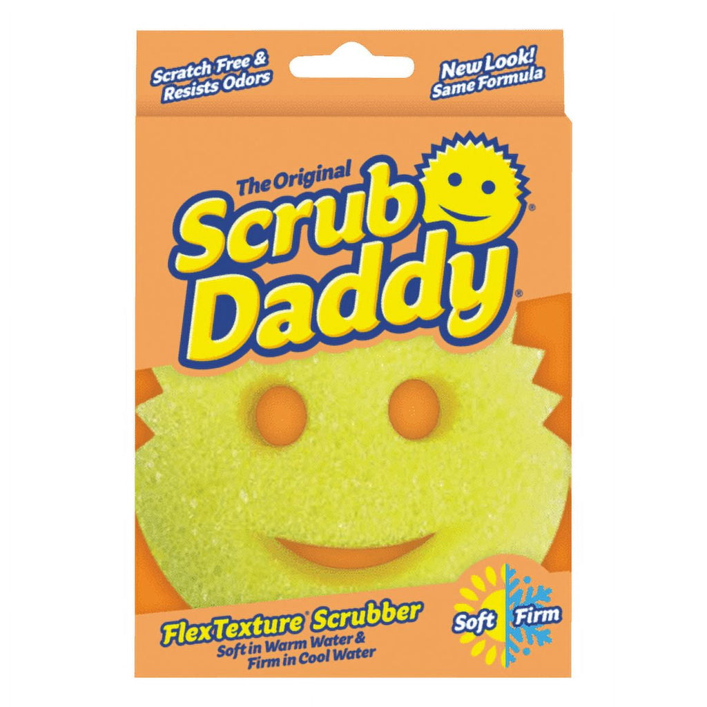 Scratch-Free Polymer Foam Scrubbing Sponge, 4 1/8", Yellow