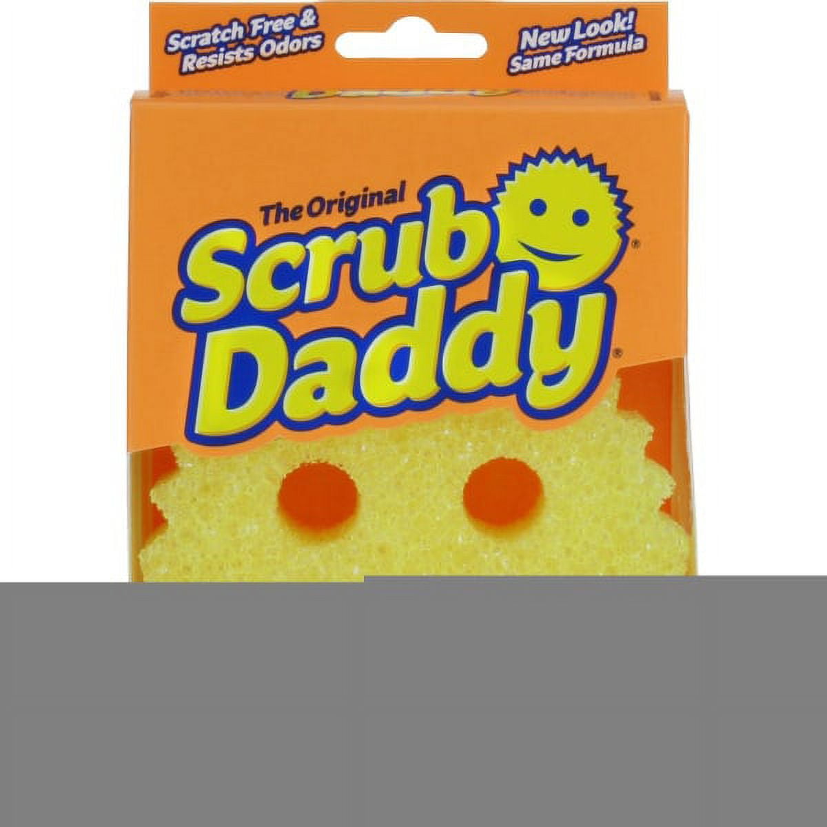 Scratch-Free Polymer Foam Scrubbing Sponge, 4 1/8", Yellow
