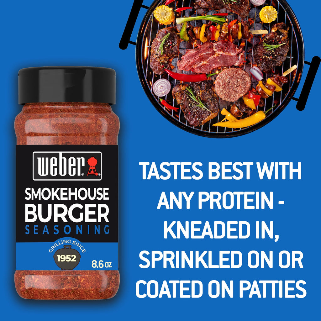 Smokehouse Burger Seasoning, Smoky Burger Seasoning Blend, 8.6 oz