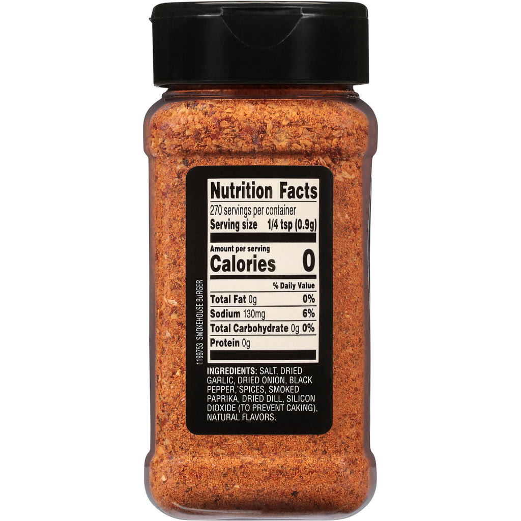 Smokehouse Burger Seasoning, Smoky Burger Seasoning Blend, 8.6 oz