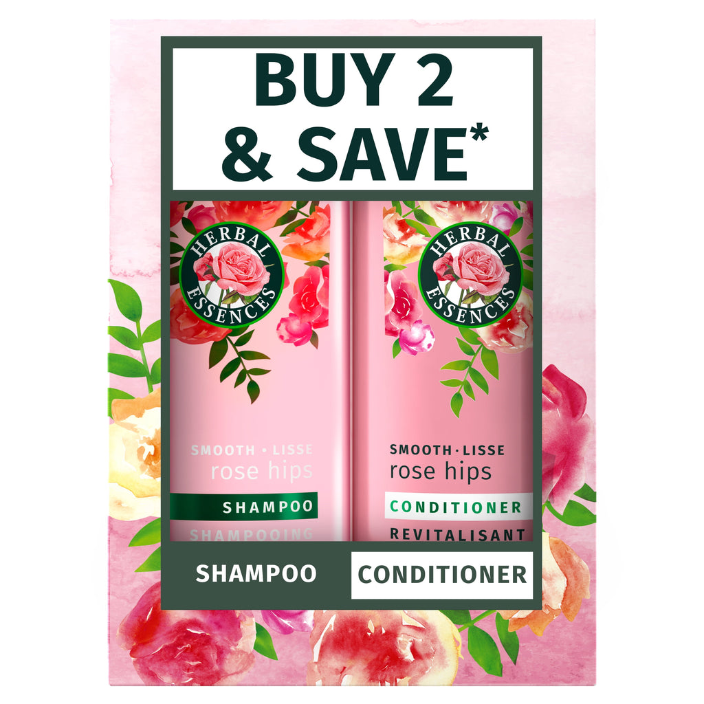 Shampoo and Conditioner Set, All Hair Types, Rose Hips, 13.5 fl oz 2 Ct