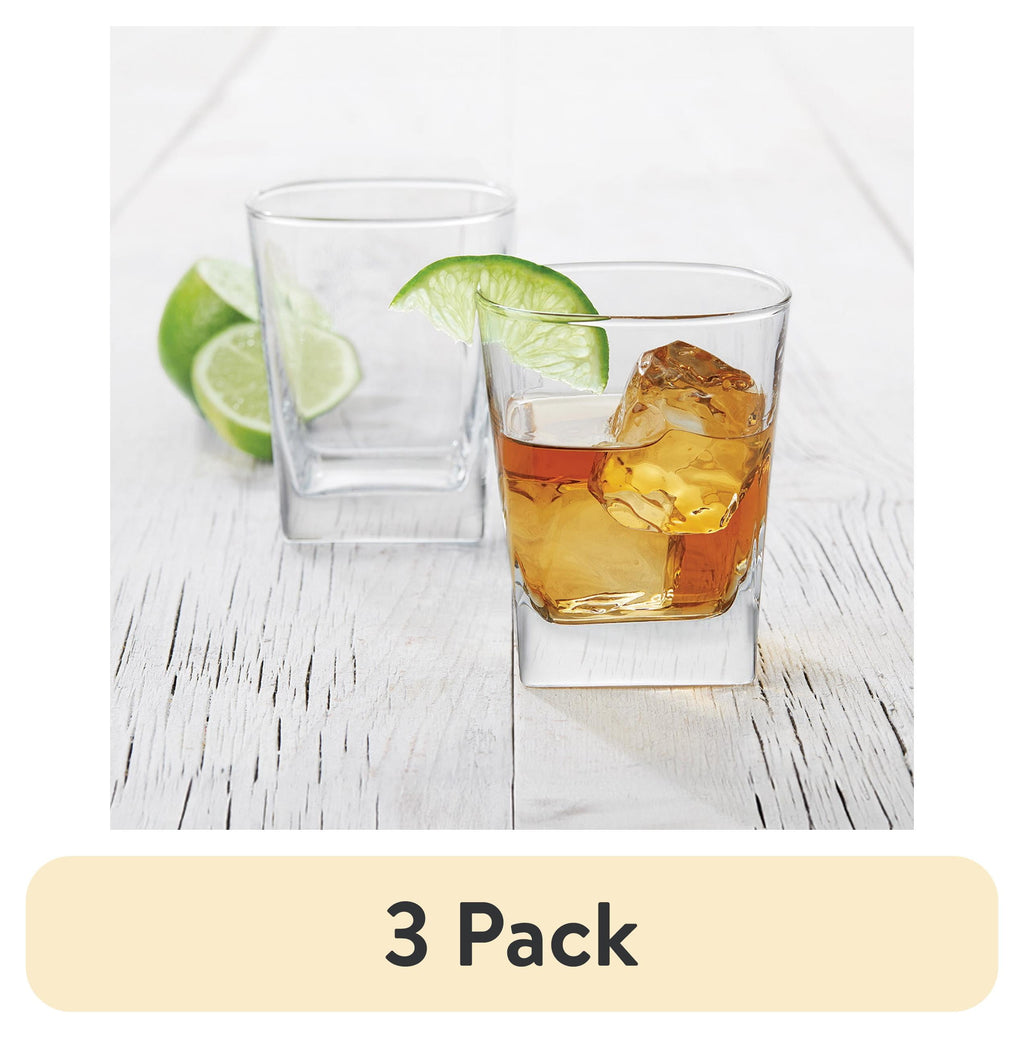 Better Homes &amp; Gardens Clear Glass Drinkware Set, 12.17 oz, 4-Piece