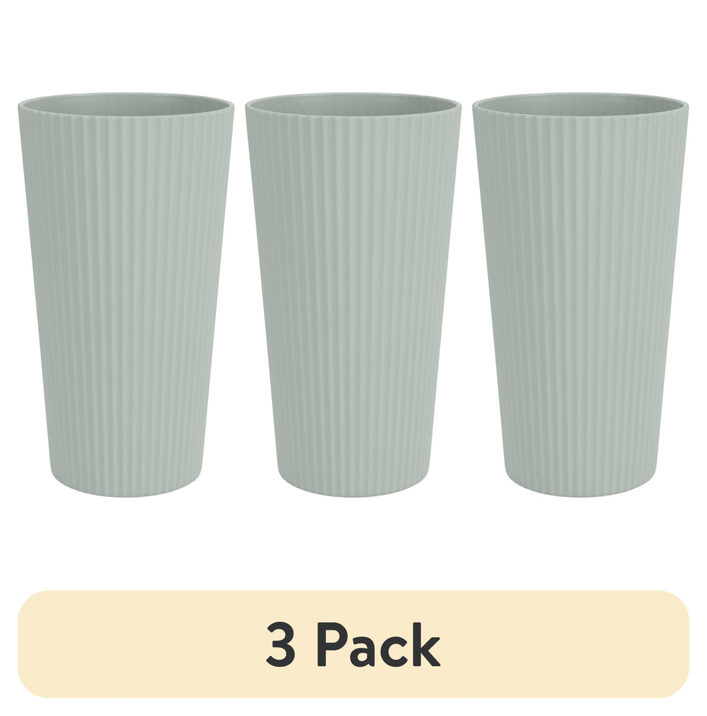 - Black Eco-Friendly Recycled Plastic Beverage Tumbler, 26-Ounce