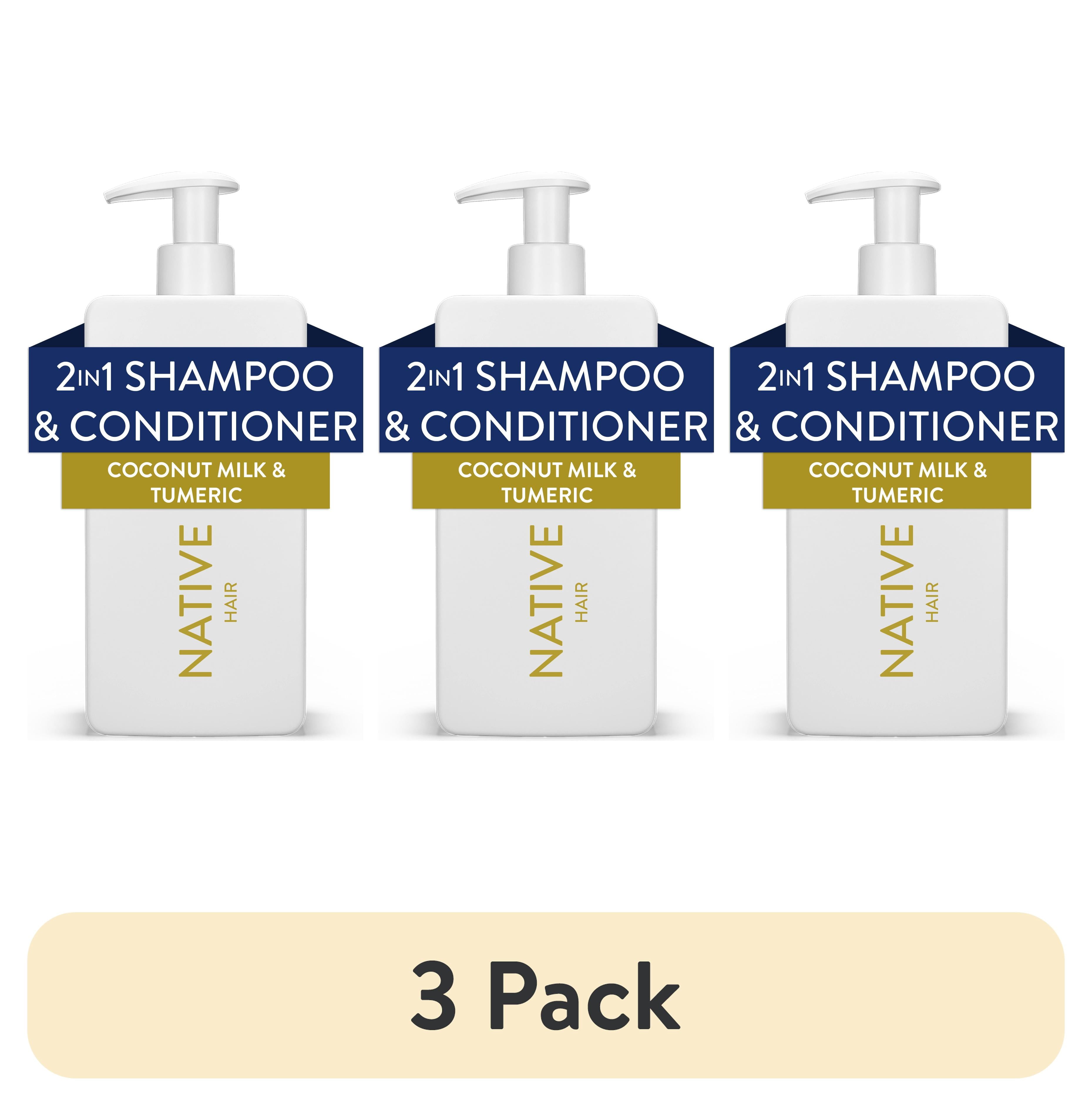 Curl Care 2-in-1 Mens Shampoo and Conditioner Coconut Milk and Turmeric 16.5 fl oz