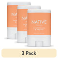 (3 pack) Native Deodorant Sweet Peach &amp; Nectar Mini Travel Size 0.35 oz.
