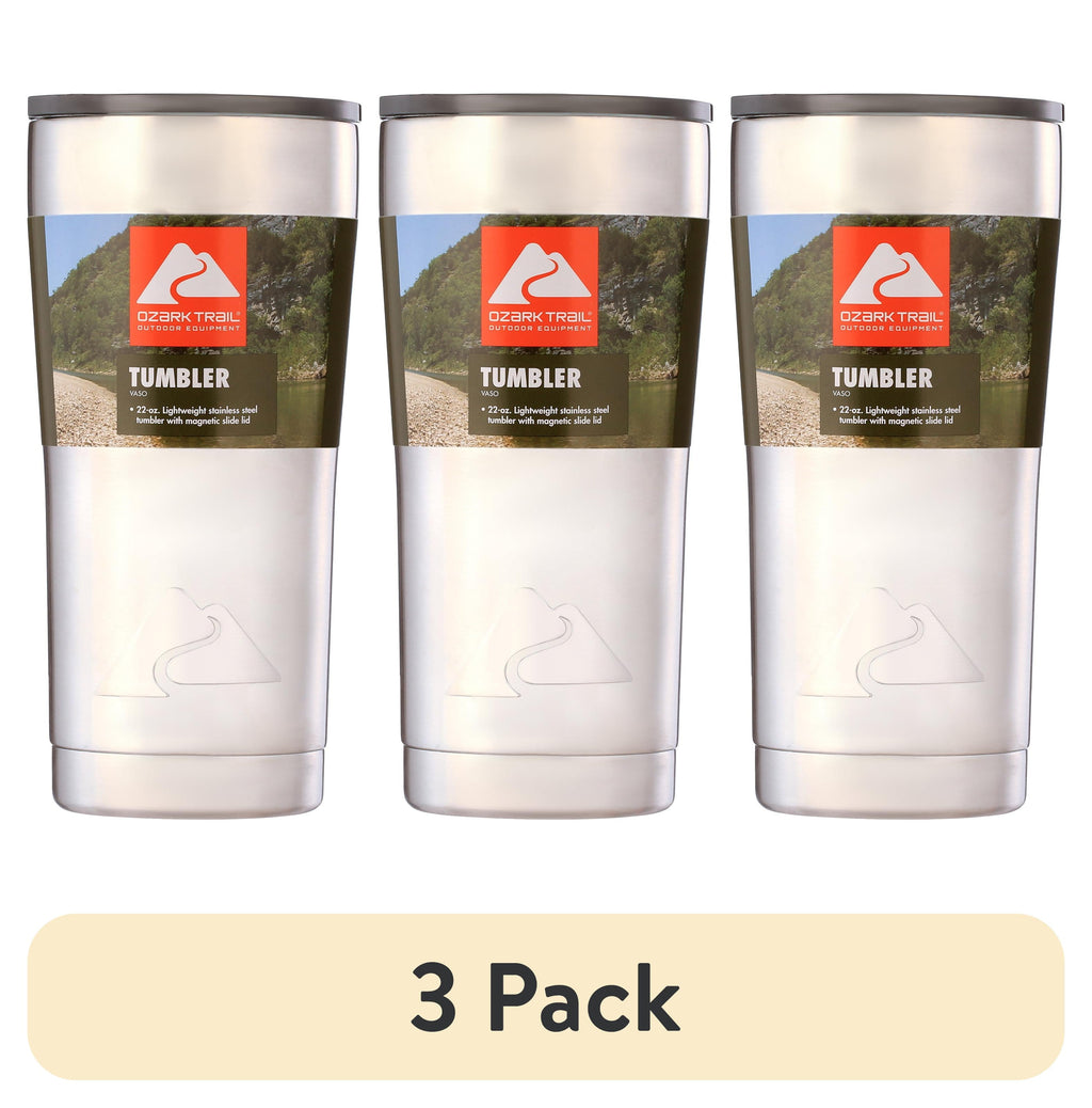 Ozark Trail 22 oz Stainless Steel Insulated Tumbler, Black