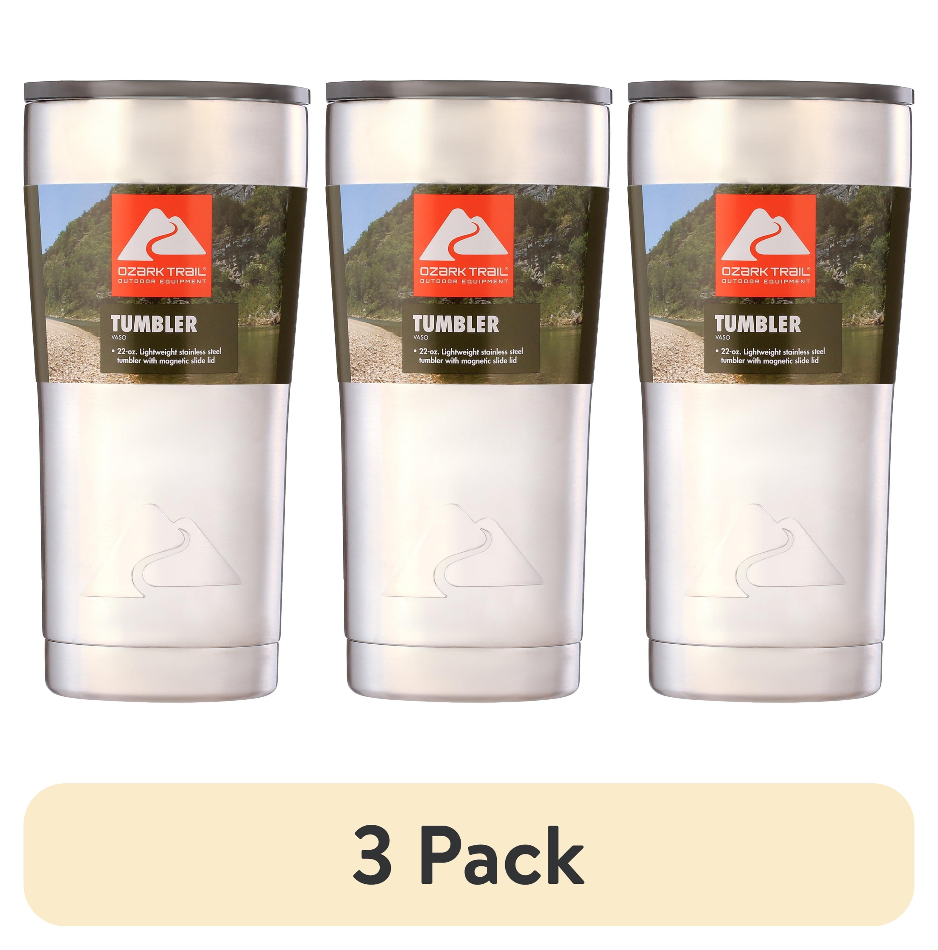 Ozark Trail 22 oz Stainless Steel Insulated Tumbler, Black