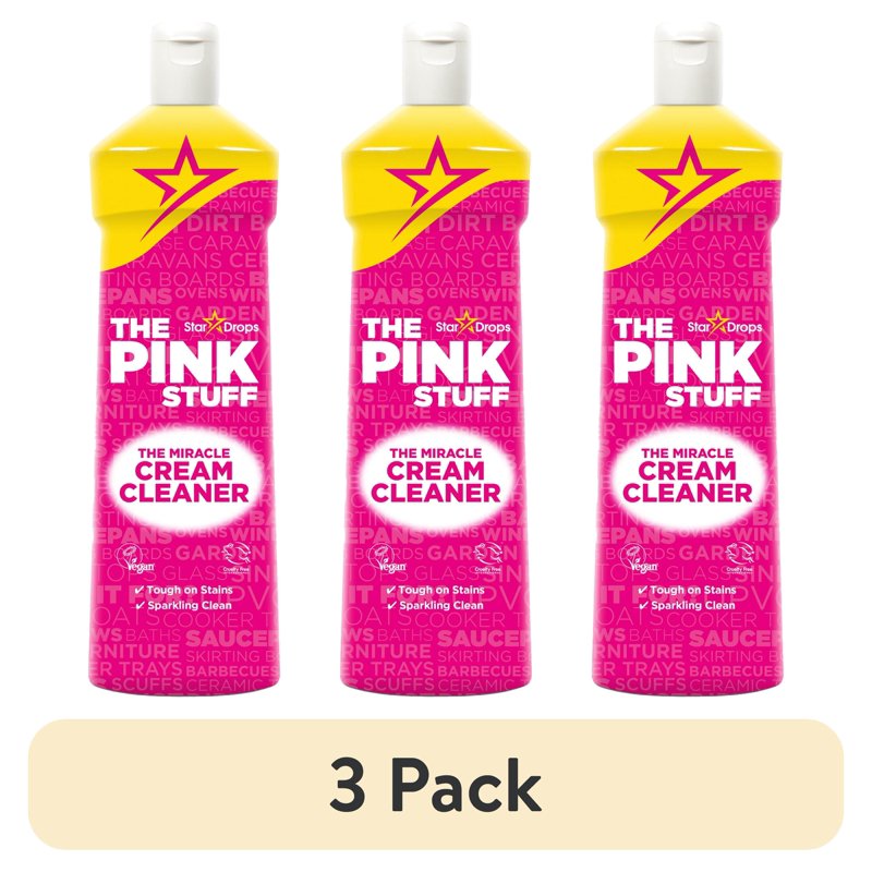 (3 pack) The Pink Stuff Miracle Cream 16.9 fl. oz.