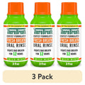 (3 pack) TheraBreath Fresh Breath Mouthwash, Mild Mint, Alcohol-Free, TSA Compliant Travel Size, 3 fl oz