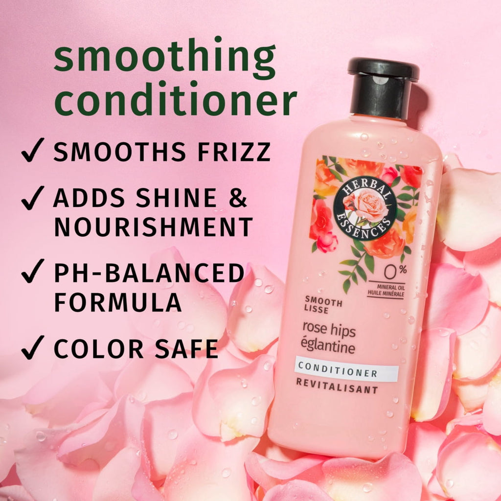 Rose Hips Smooth Conditioner, Nourishing for and All Hair Types, 13.5 fl oz