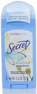 Anti-Perspirant Deodorant Invisible Solid Spring Breeze 2.60 oz (Pack of 4)