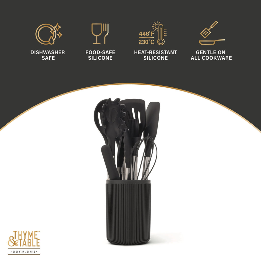 Thyme &amp; Table 10-Piece Silicone Gadget Set - Green