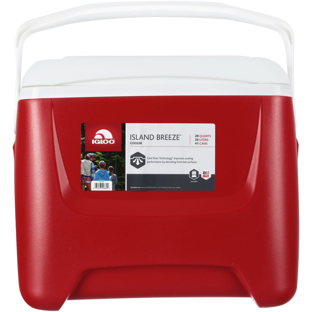 28-Quart Island Breeze Cooler, Red