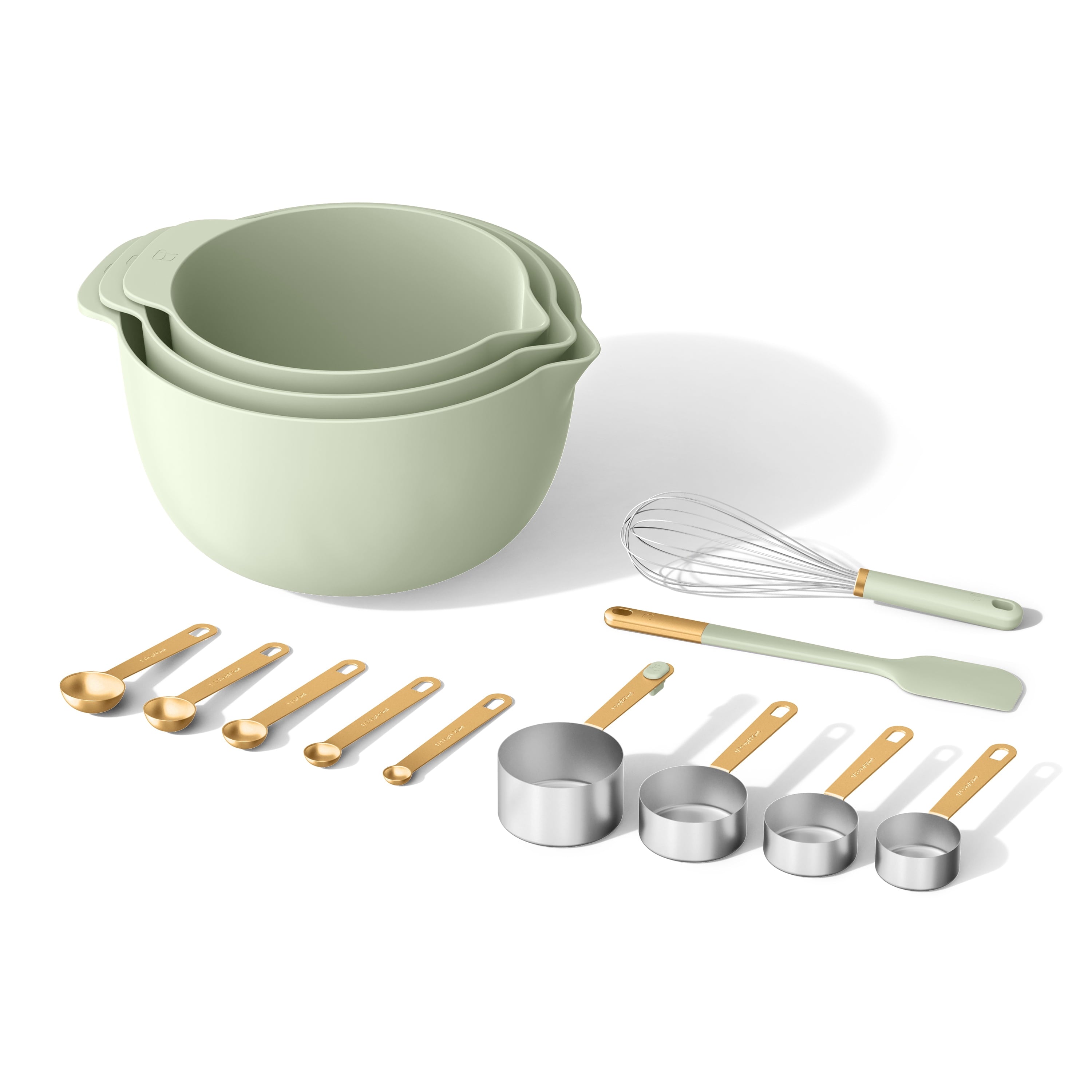 14-Piece Mix &amp; Measure Set, Porcini Taupe by Drew Barrymore