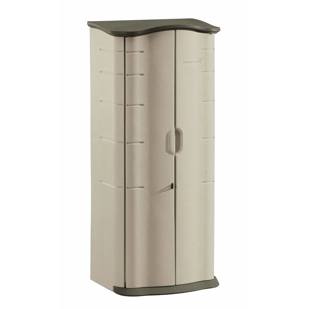 Vertical Resin Weather Resistant Outdoor Storage Shed