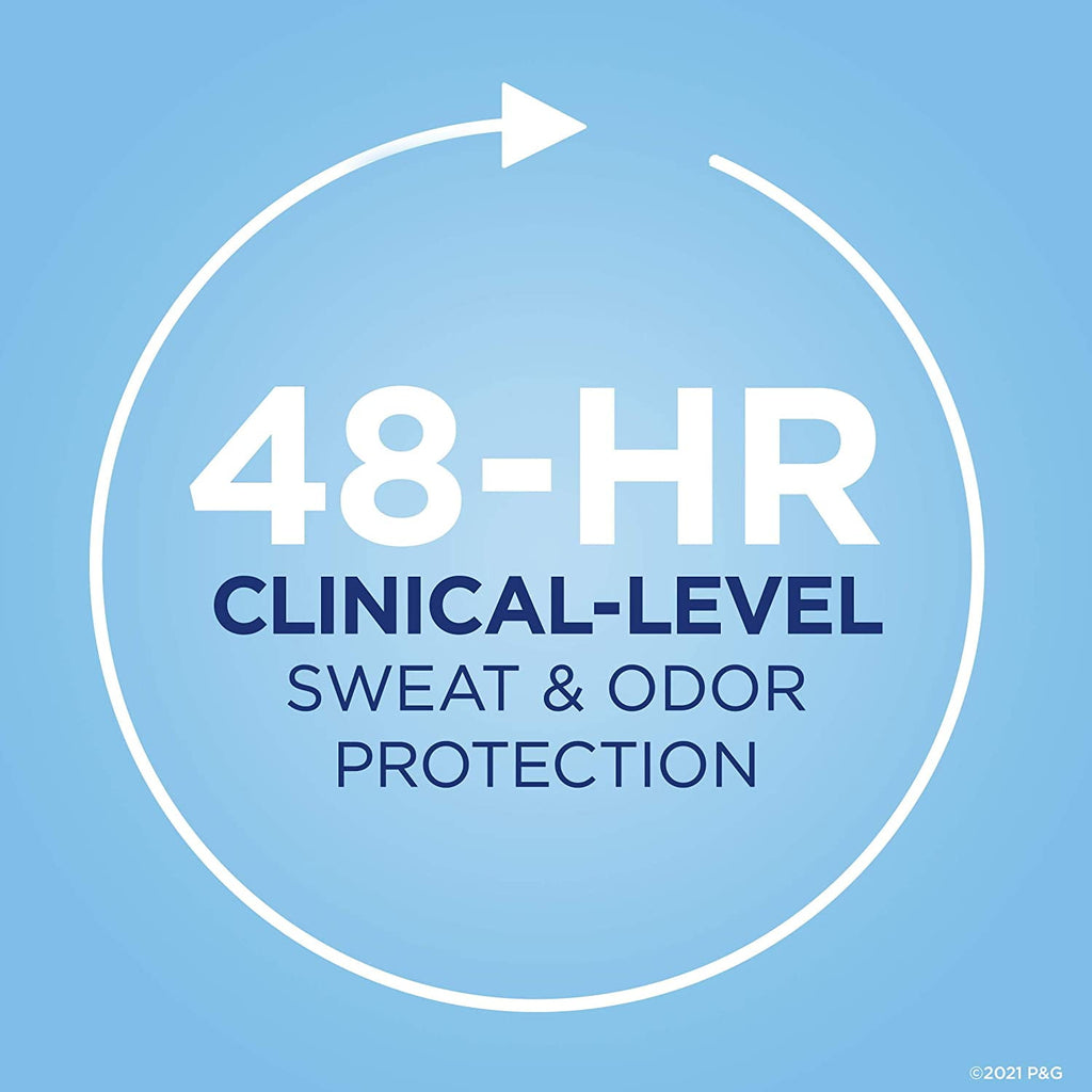 Clinical Strength Smooth Solid Anti-Perspirant/Deodorant, Light and Fresh Scent, 2.6 oz (Pack of 6)