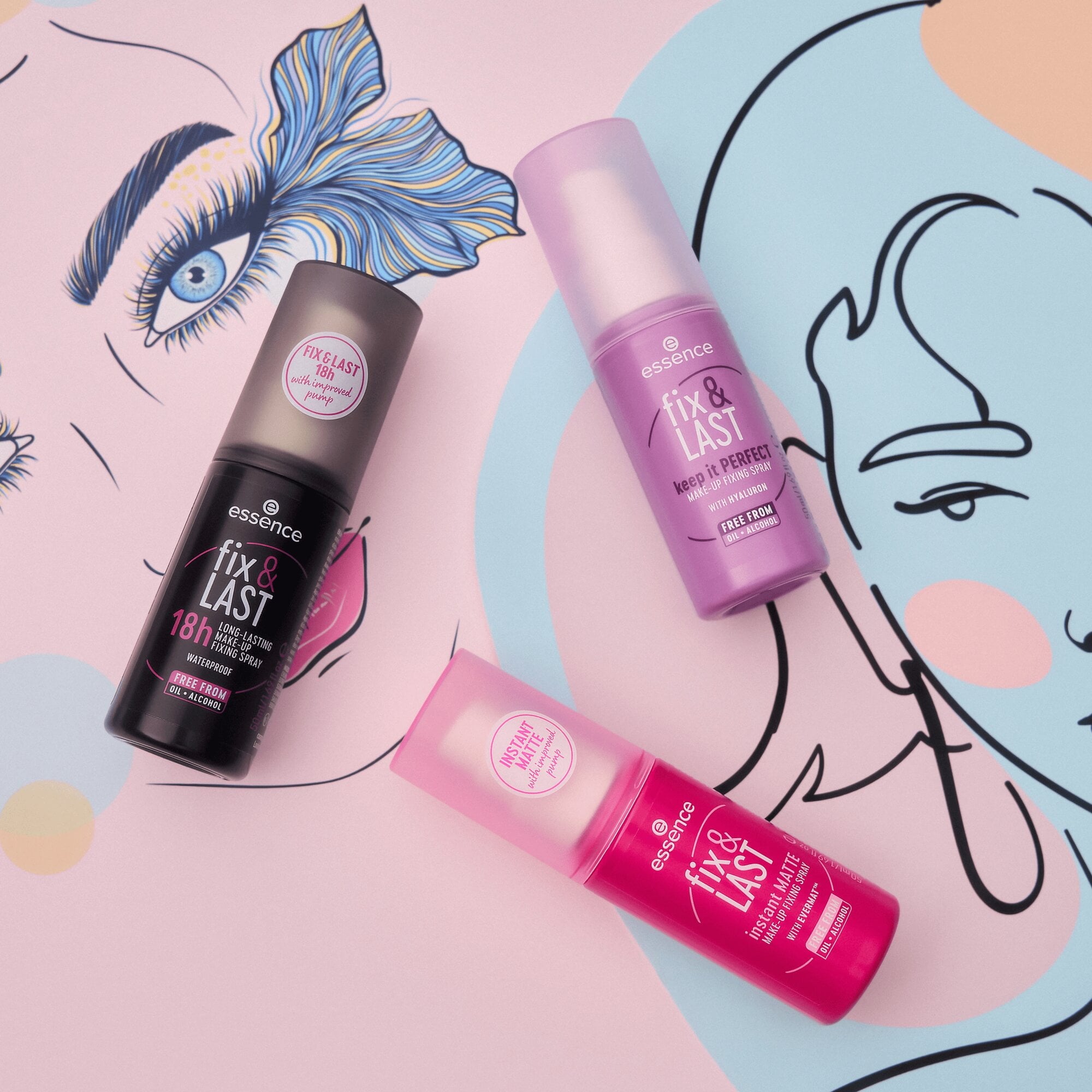 Fix &amp; Last Instant Matte Make-Up Fixing Spray