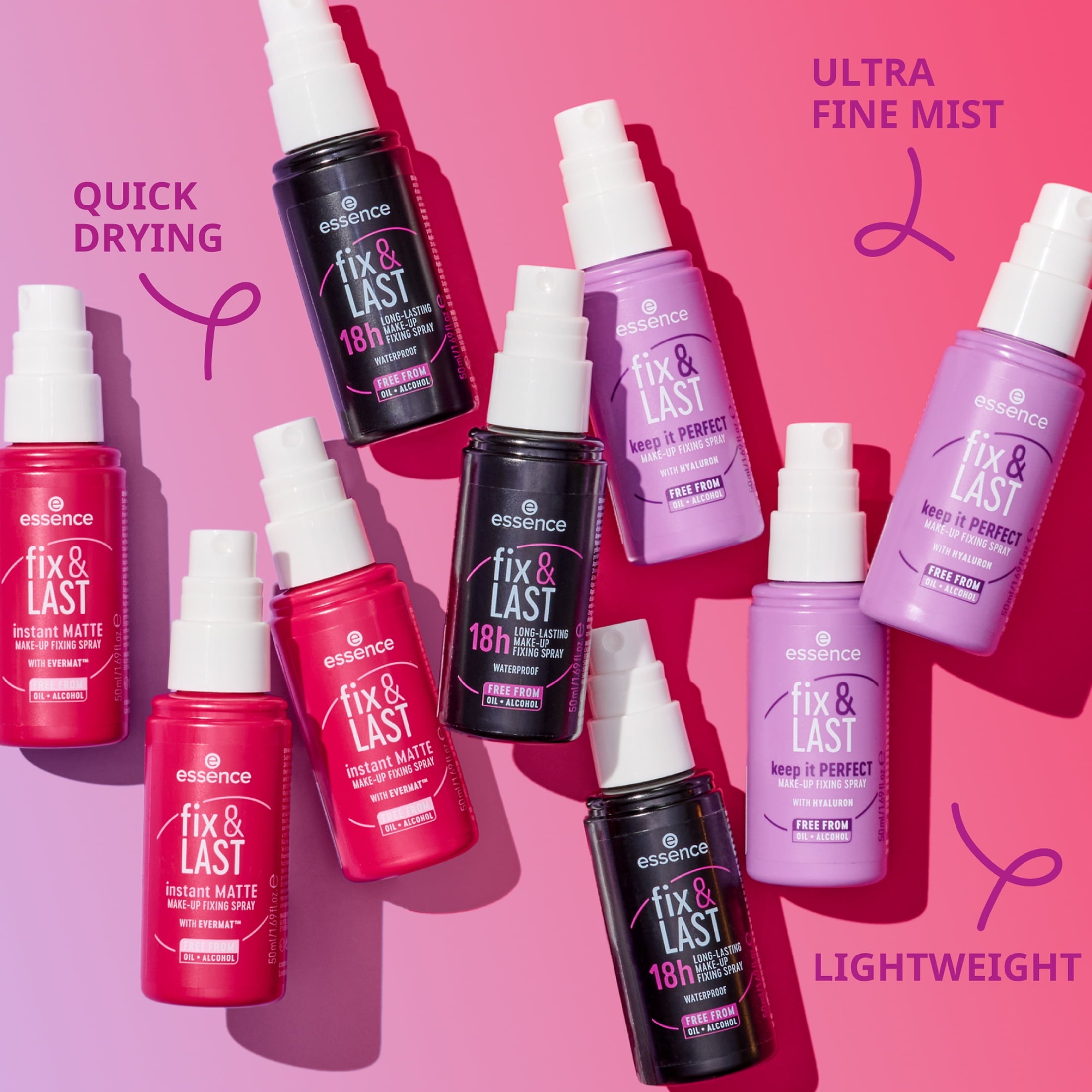 Fix &amp; Last Instant Matte Make-Up Fixing Spray