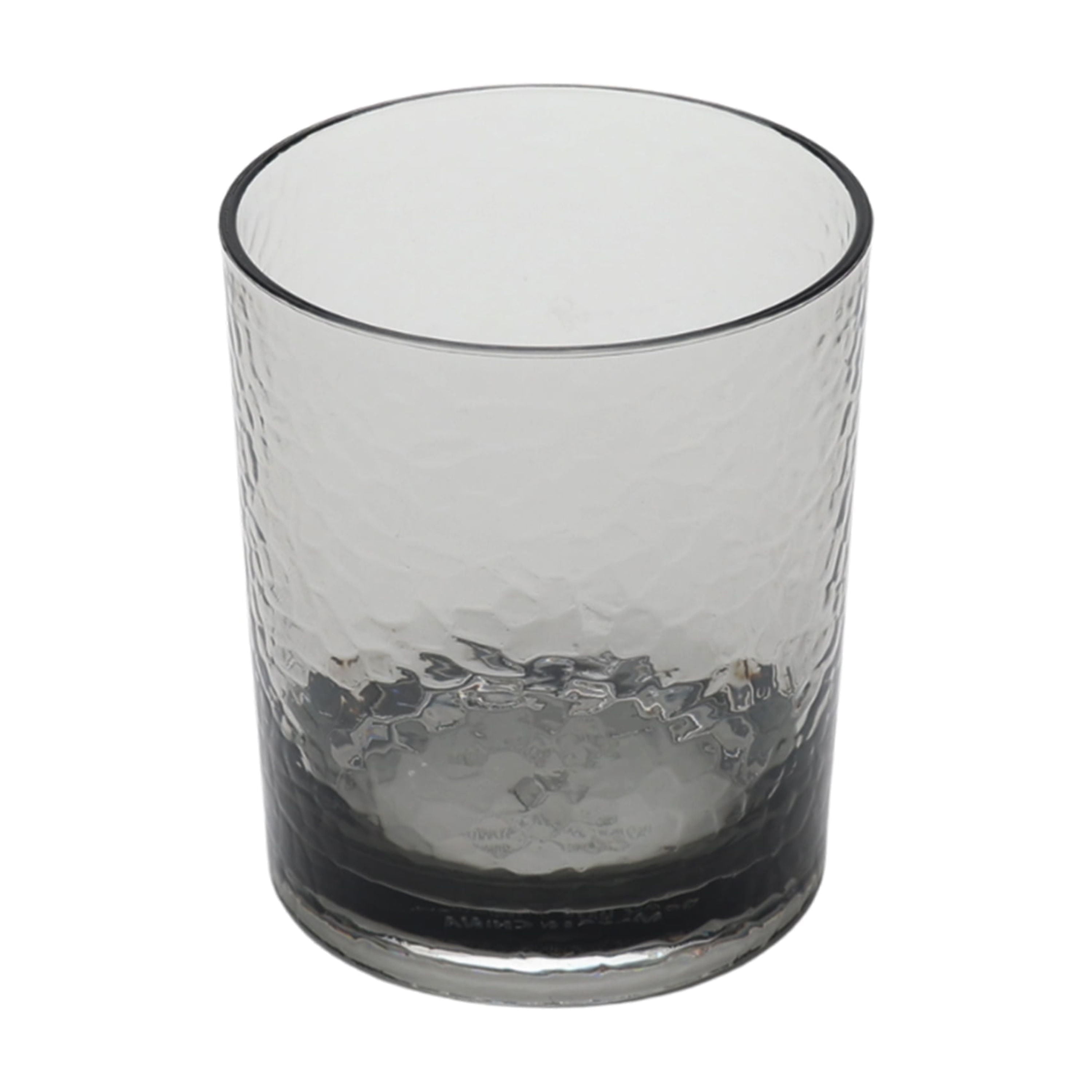 (2 pack) Better Homes &amp; Gardens 14-Ounce Tritan Short Hammered Tumbler, Smoke