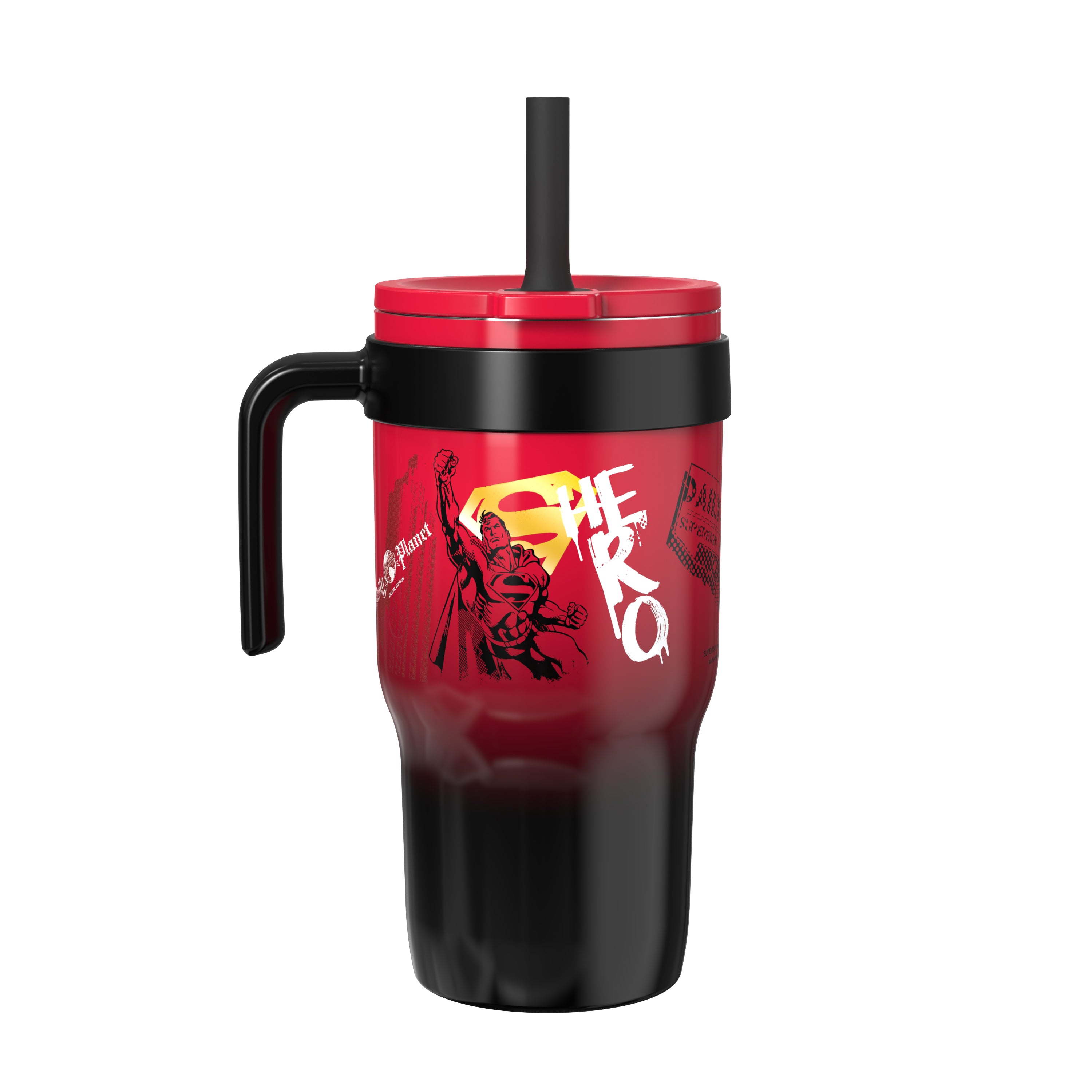 18oz Stitch Kids Straw Handle Tumbler