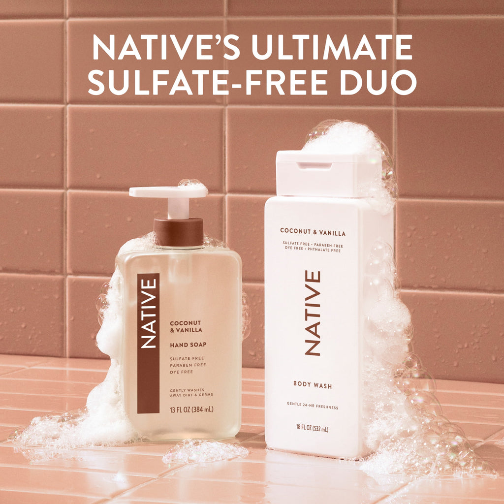 Coconut &amp; Vanilla Body Wash, 18 fl oz