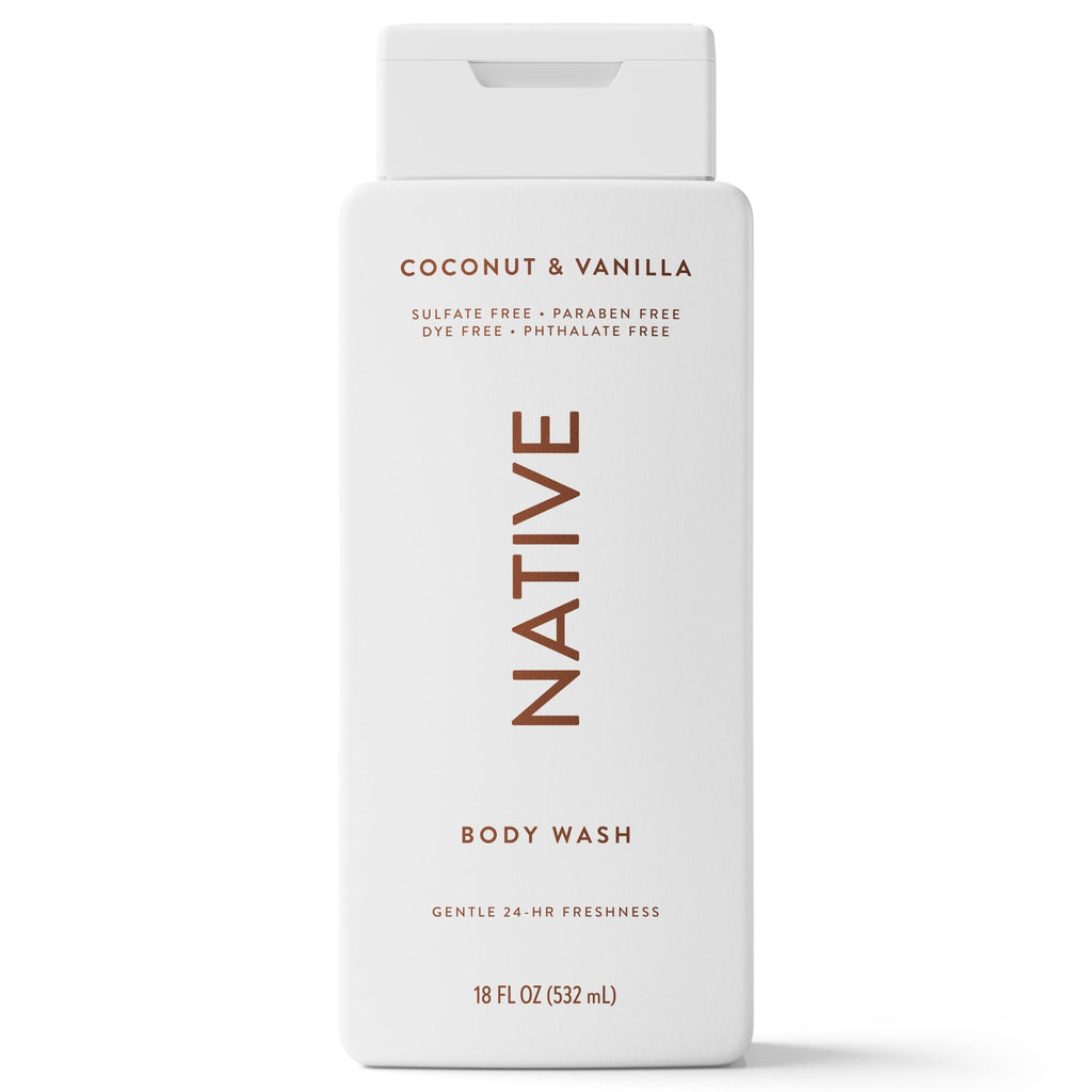 Coconut &amp; Vanilla Body Wash, 18 fl oz