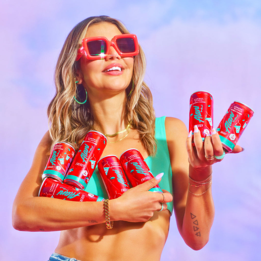 Sugar Free Energy Drink Mini, Cherry Slush, 8.4 fl oz, 4 Pack, Cans, 100mg Caffeine