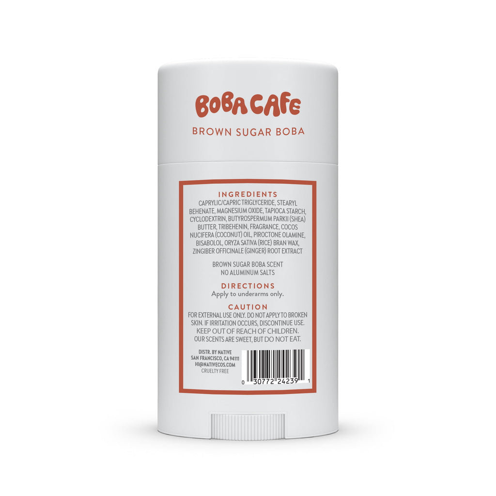 Aluminum Free Deodorant, Limited Edition Berry Blossom Tea, 72 Hour Odor Protection, for Women and Men, Boba Café, 2.65oz