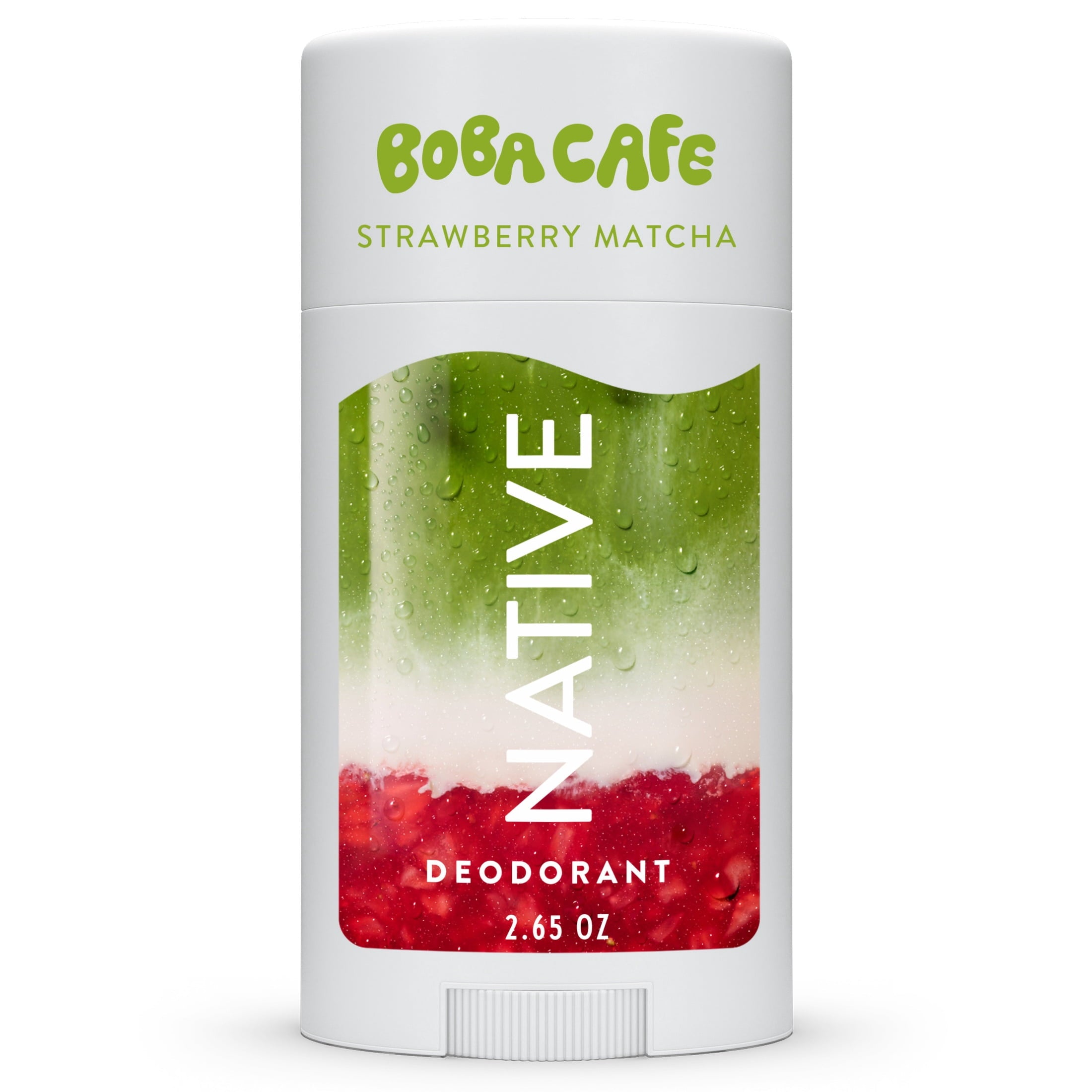 Aluminum Free Deodorant, Limited Edition Berry Blossom Tea, 72 Hour Odor Protection, for Women and Men, Boba Café, 2.65oz