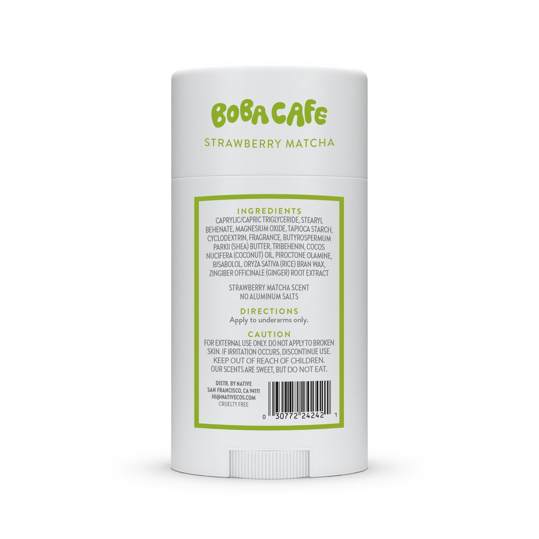 Aluminum Free Deodorant, Limited Edition Berry Blossom Tea, 72 Hour Odor Protection, for Women and Men, Boba Café, 2.65oz