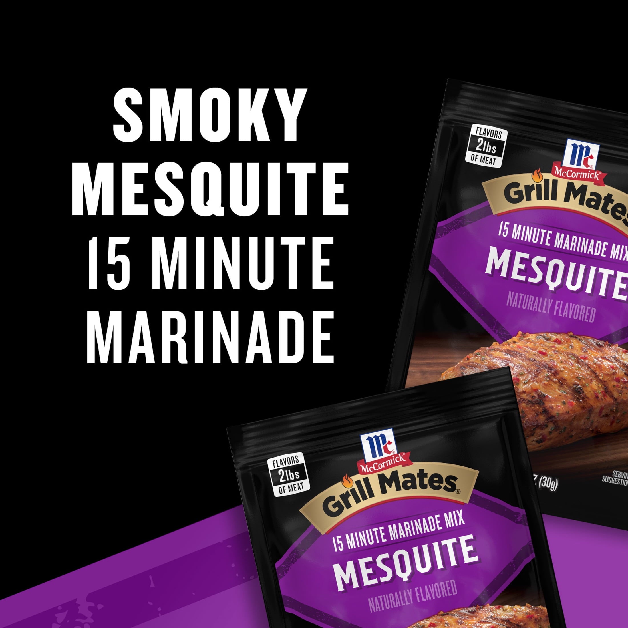 Seasoning Mix, Mesquite Marinade, 1.06 oz Packet