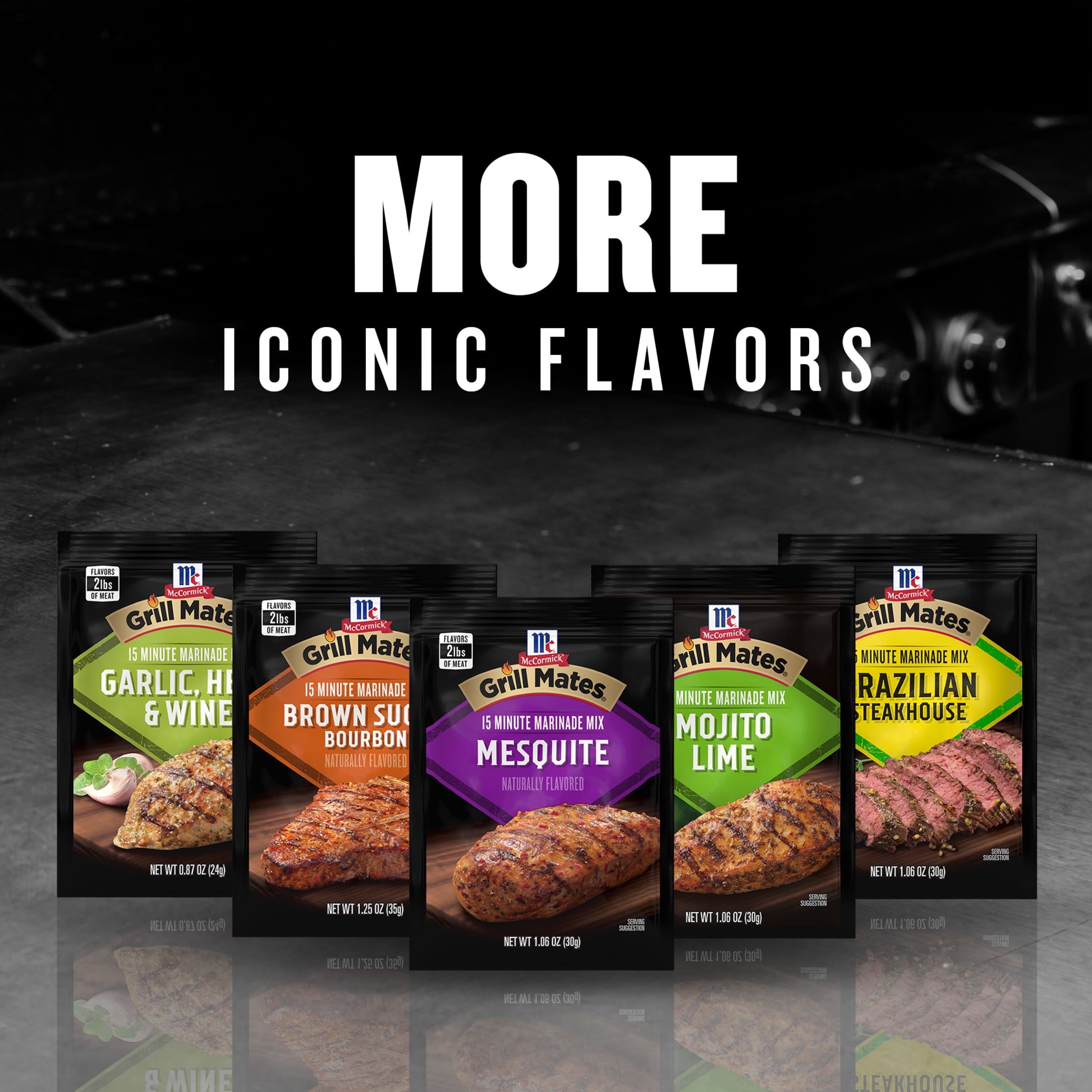 Seasoning Mix, Mesquite Marinade, 1.06 oz Packet
