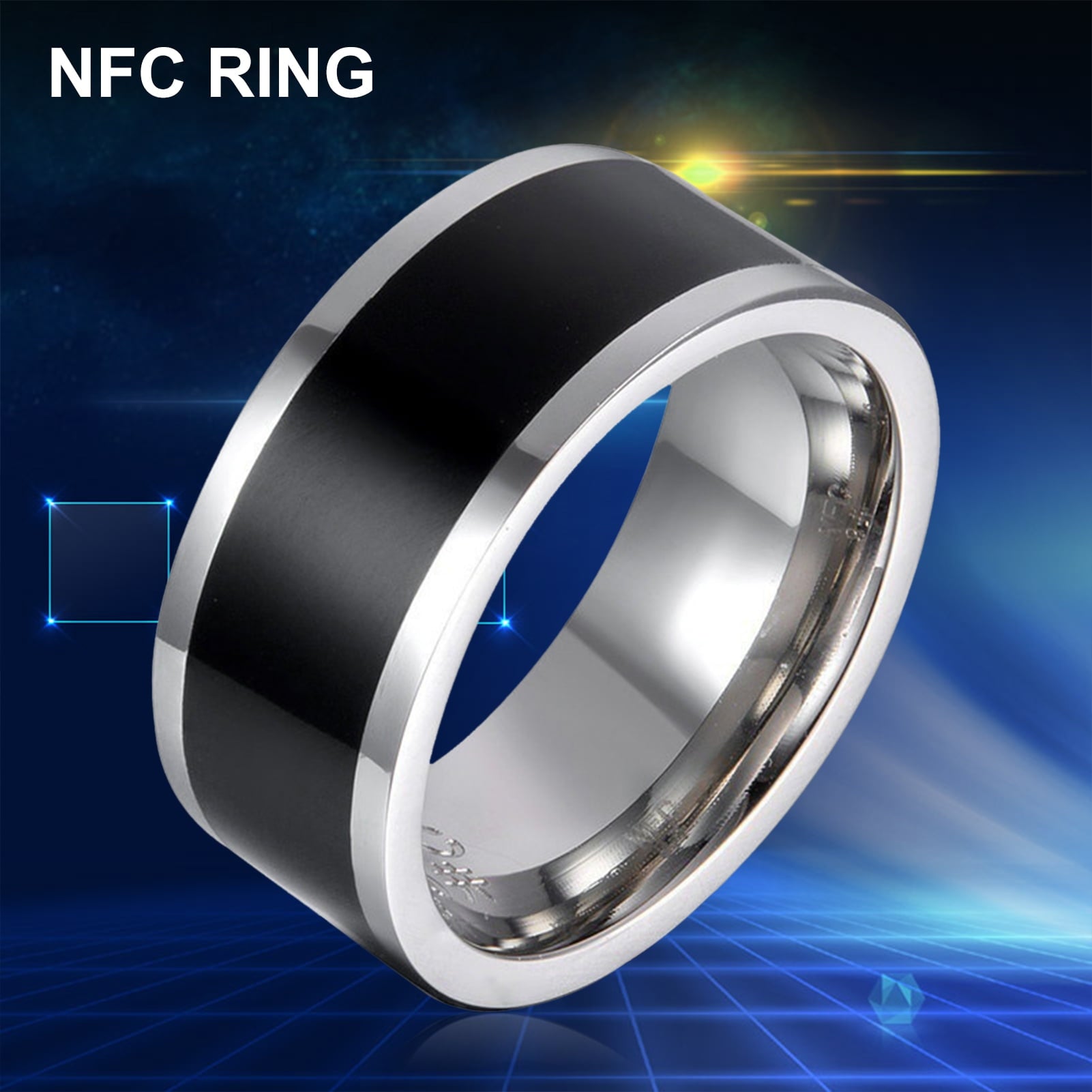 Universal Sensing Technology Comfortable Wear No Charge Smart Lock NFC Ring for