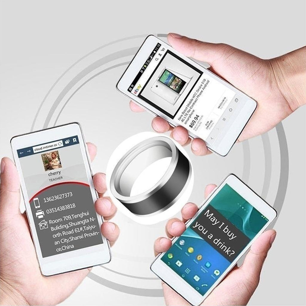 Universal Sensing Technology Comfortable Wear No Charge Smart Lock NFC Ring for